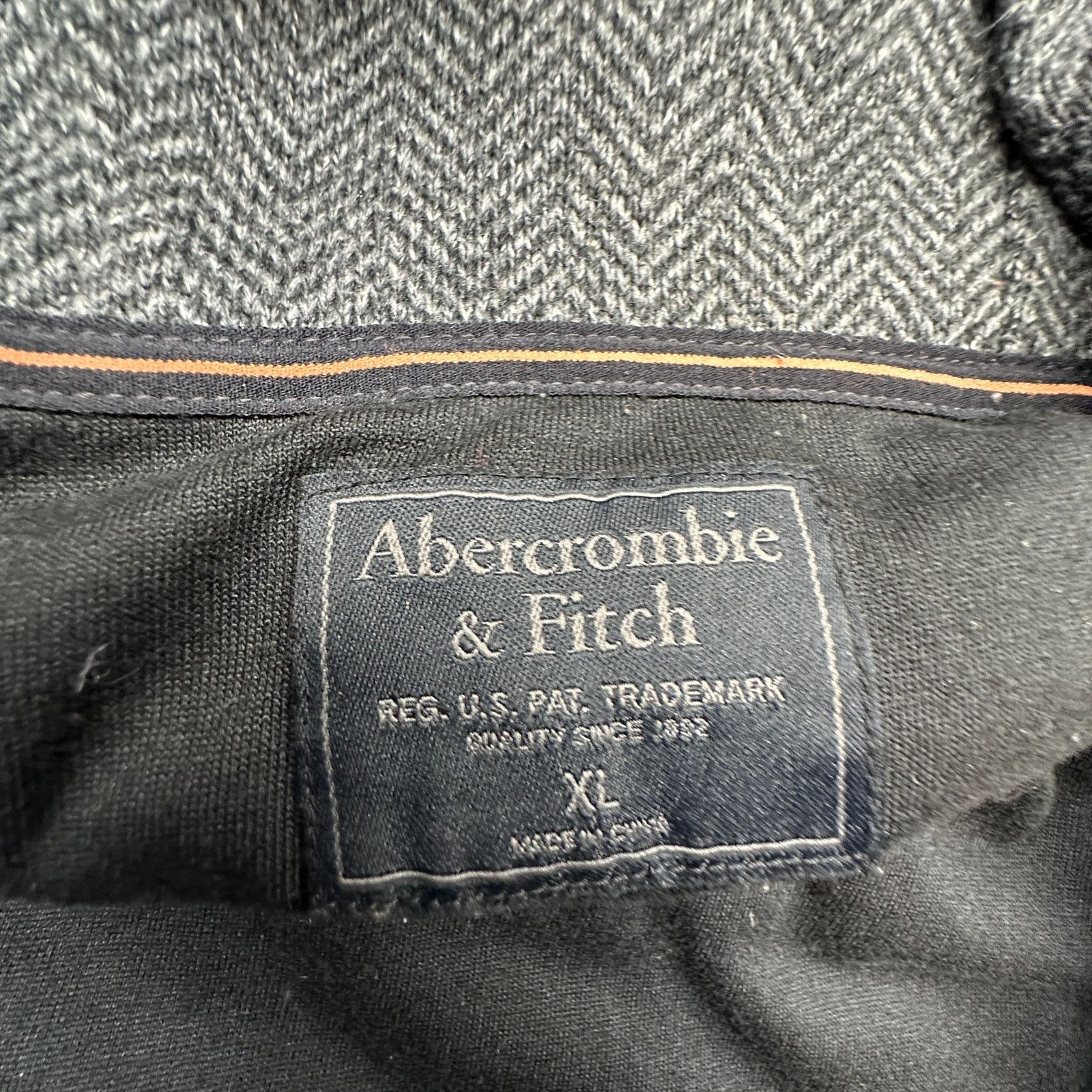 Abercrombie & Fitch Abercrombie & Fitch Charcoal Hooded Quilted Hybrid Jacket XL Size US XL / EU 56 / 4 - 3 Thumbnail