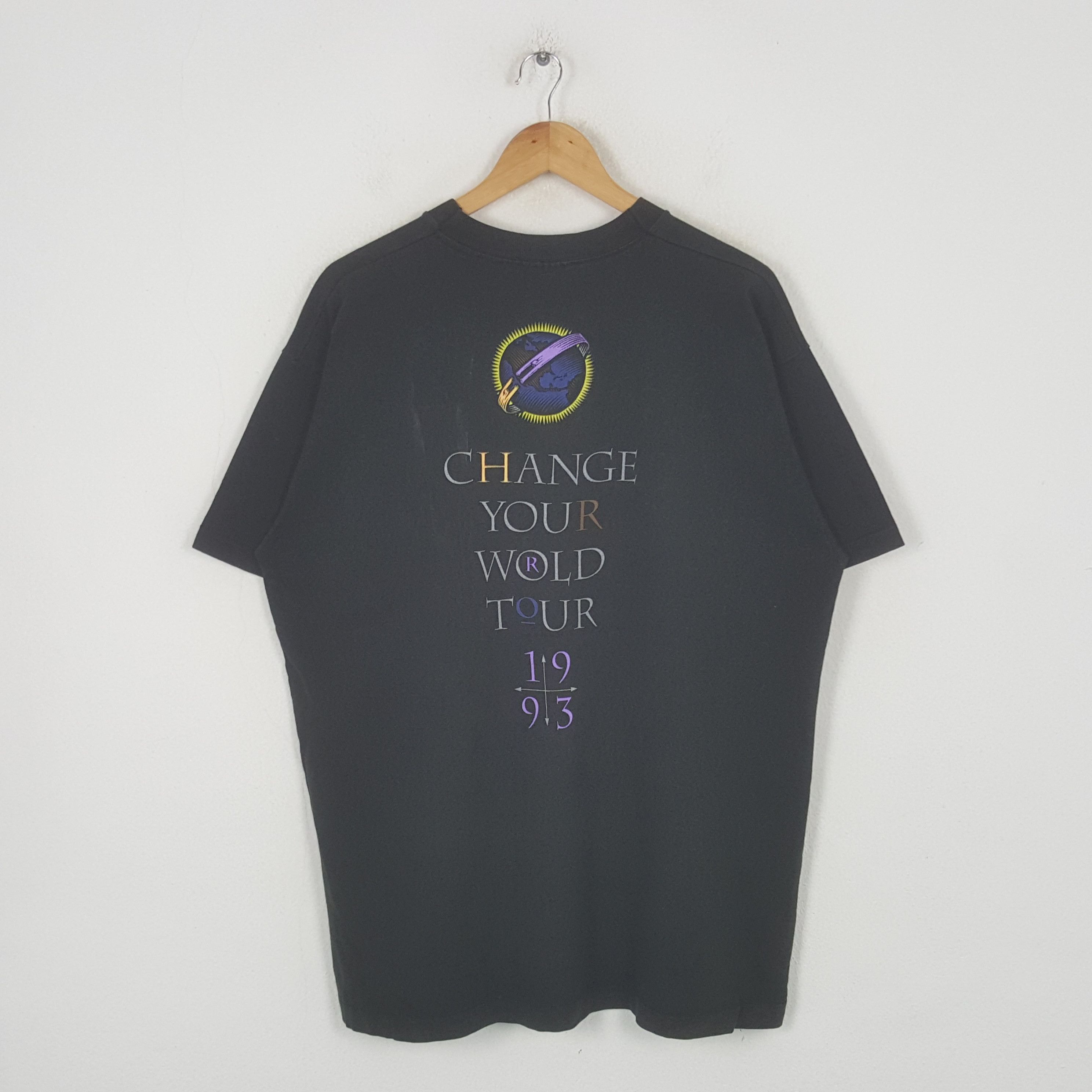 Band Tees Vintage Michael W.Smith 1993 World Tour Tshirt RR25 Size US XL / EU 56 / 4 - 3 Thumbnail