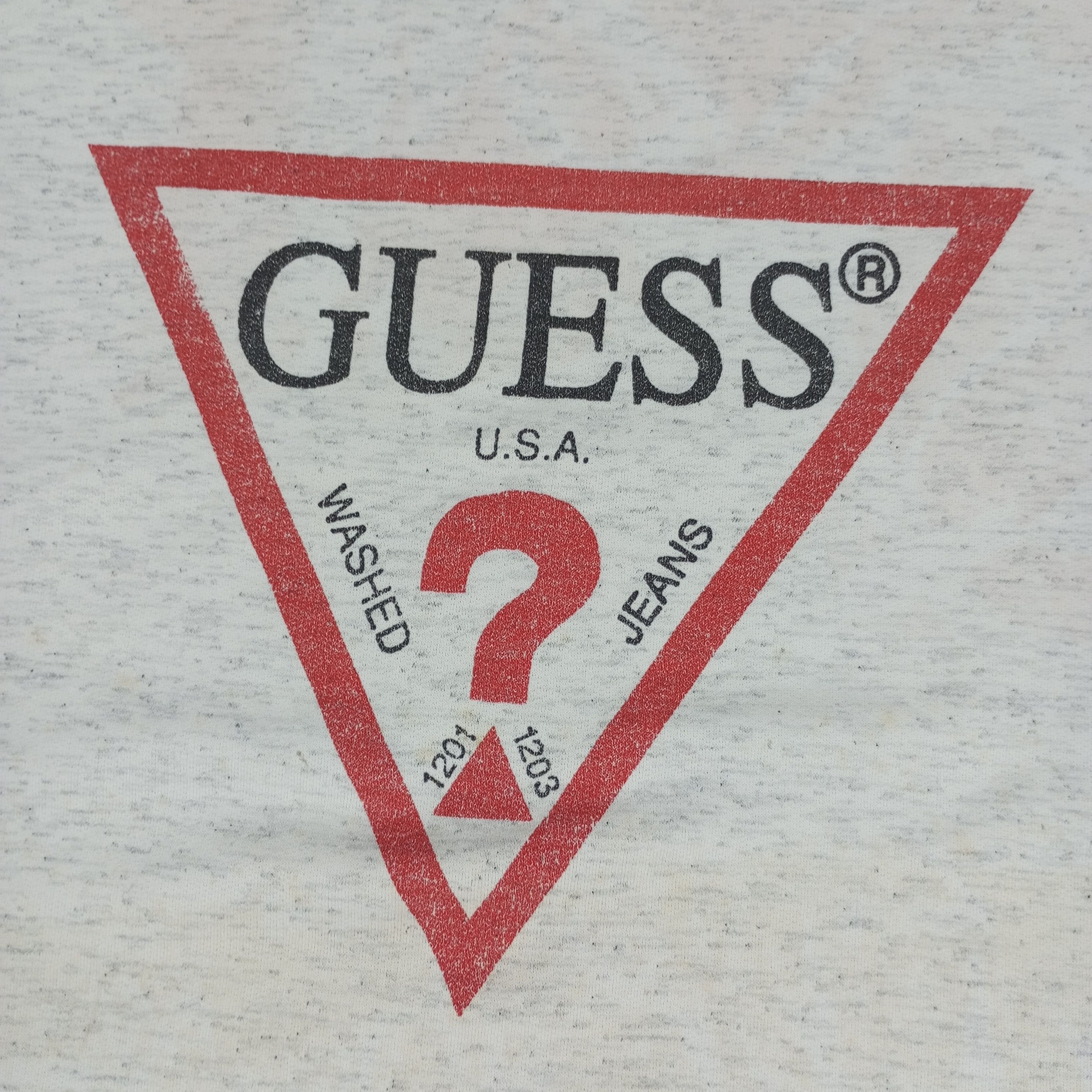 Guess × Vintage Guess Fashion Brand Streetwear Style Vintage Sweatshirt Size US XL / EU 56 / 4 - 2 Thumbnail