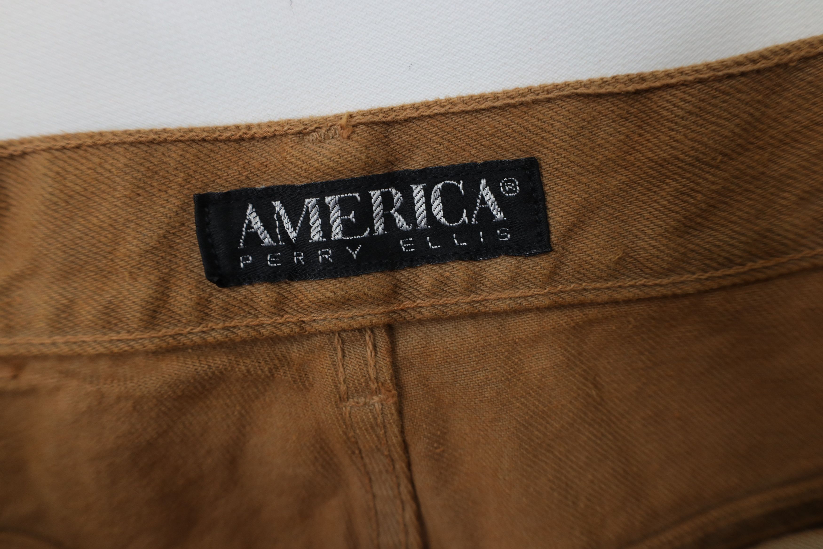 Perry Ellis Deadstock Vintage 90s Perry Ellis Pigment Dye Jeans USA Size US 33 - 8 Thumbnail