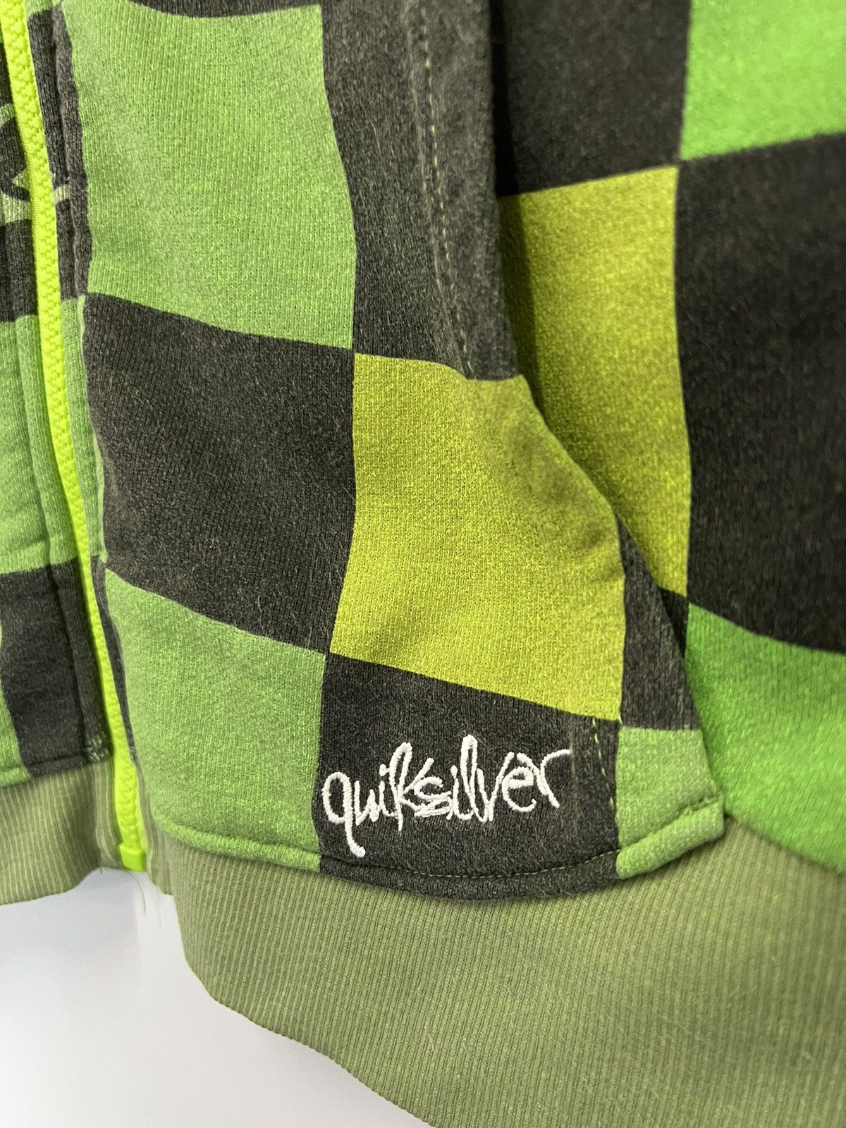 Quiksilver 🔥 VINTAGE SURF QUIKSILVER ZIPPER HOODIE SWEAT JACKET - M Size US S / EU 44-46 / 1 - 5 Thumbnail