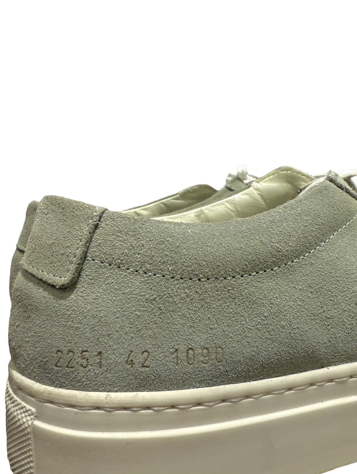Common Projects Common Projects Green Contrast Achilles Sneakers Size US 9 / EU 42 - 5 Thumbnail