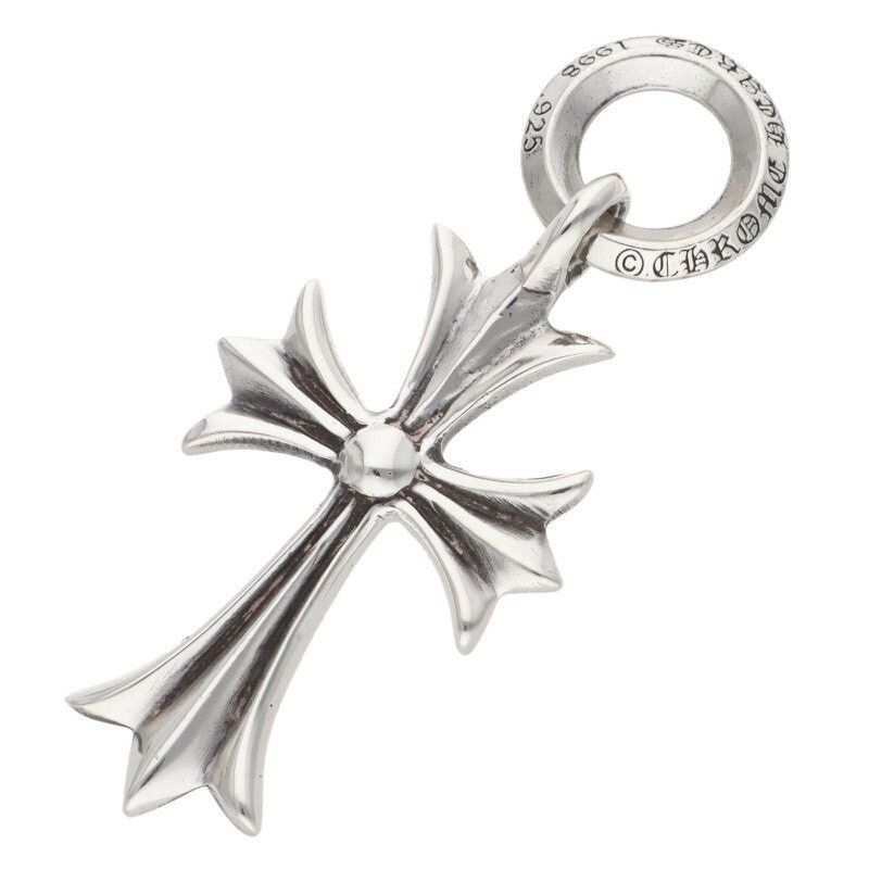 Chrome Hearts Chrome Hearts Tiny CH Cross Silver Necklace Size ONE SIZE - 2 Thumbnail