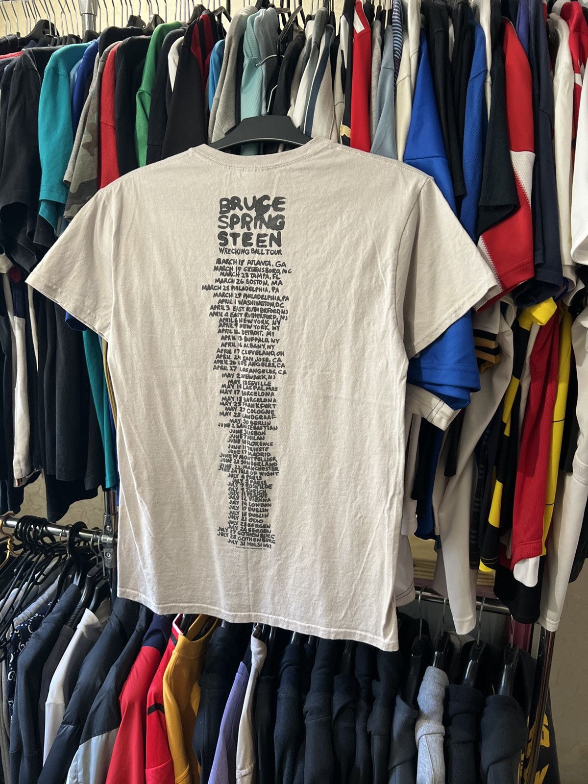 Band Tees 2013/2014 VINTAGE BRUCE SPRING STEEN WRECKING BALL TOUR AOP Size US S / EU 44-46 / 1 - 2 Thumbnail