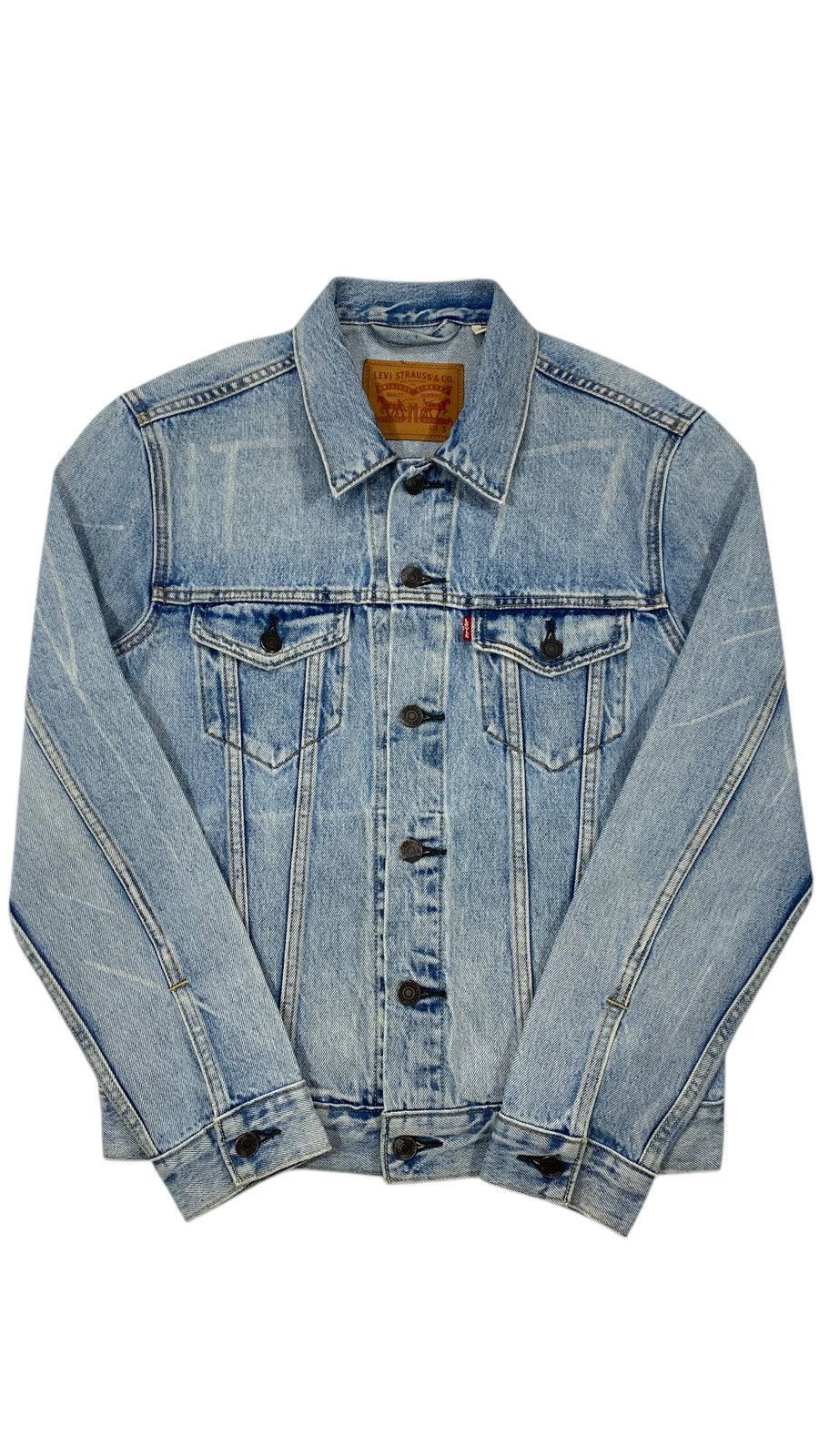 Levi's 🔥LASTDROP🔥 Levis Light Blue Washed Denim Trucker Jacket Size US S / EU 44-46 / 1 - 3 Thumbnail