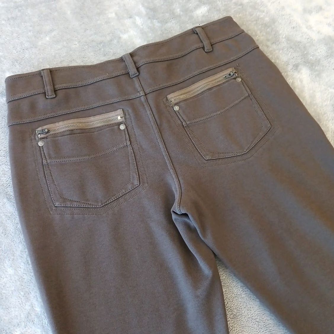 Athleta Athleta Pants Womens Size 14 Gray Ankle Zip Skinny Stretch Pockets 33x28.5 Size 36" / US 14 / IT 50 - 7 Thumbnail