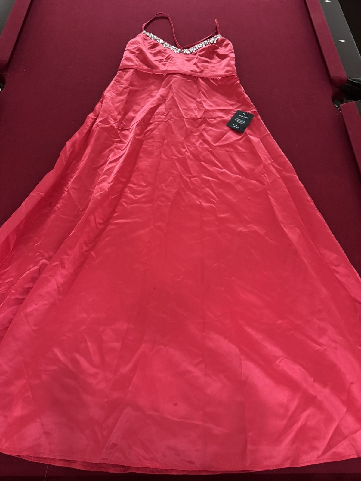 Lulus Rhinestone red dress Size XL / US 12-14 / IT 48-50 - 2 Thumbnail