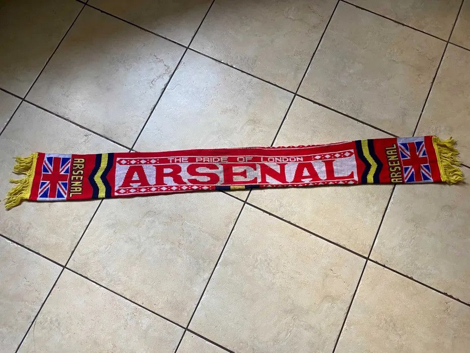 Other Vintage rare Football Scarf - ARSENAL LONDON F.C. - UNIQUE Size ONE SIZE - 3 Thumbnail