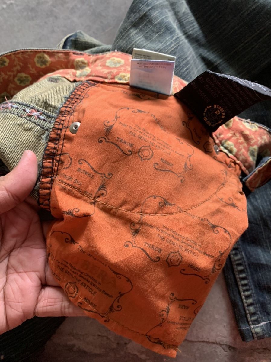 If Six Was Nine y2k rusty flare riobera jeans spellout embroidery hi-rise Size US 30 / EU 46 - 14 Thumbnail