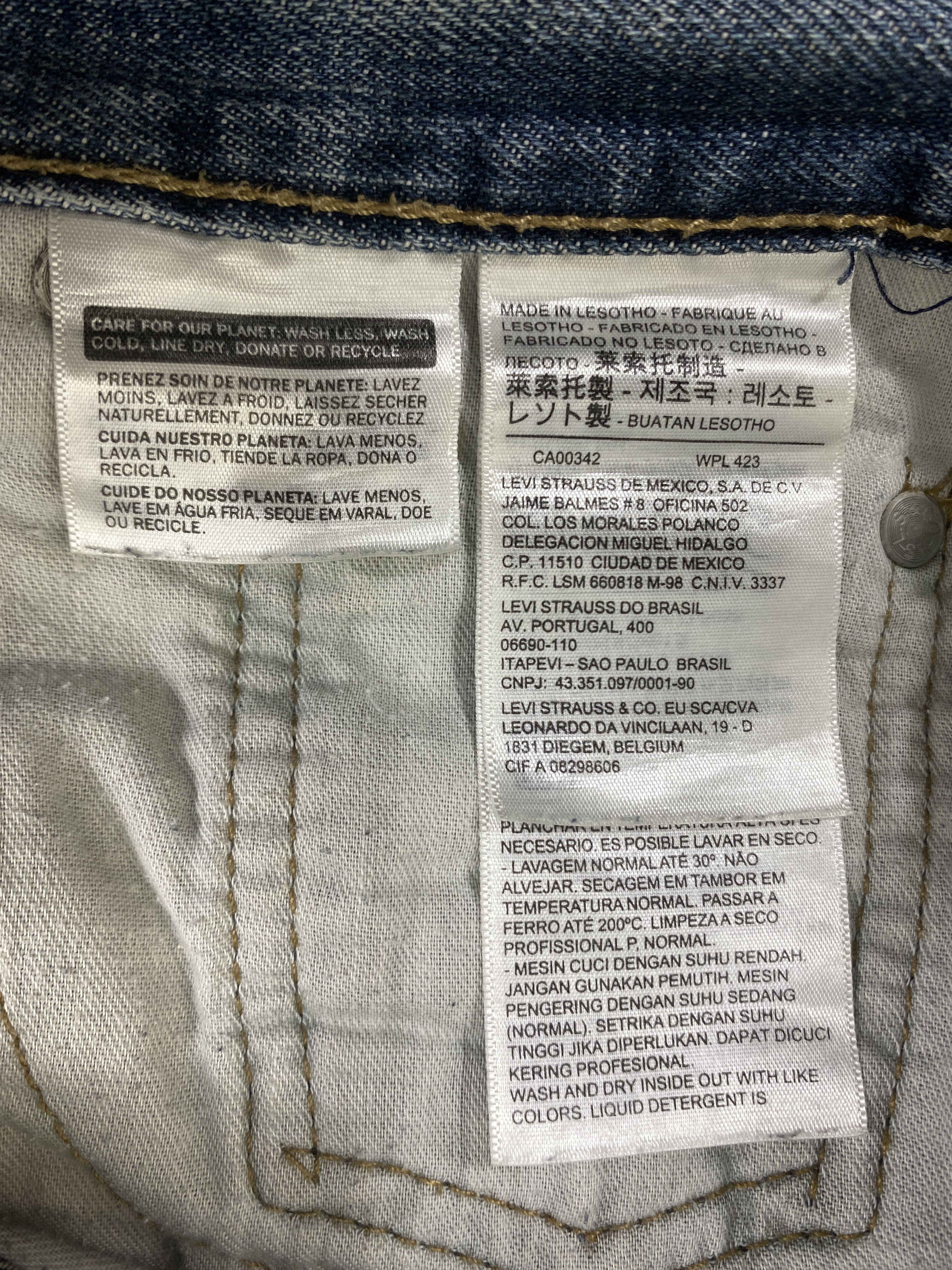 Levi's Dirty Faded Blue Vintage Levis 527 Flare Jeans 32x29 -JN3204 Size US 32 / EU 48 - 9 Thumbnail
