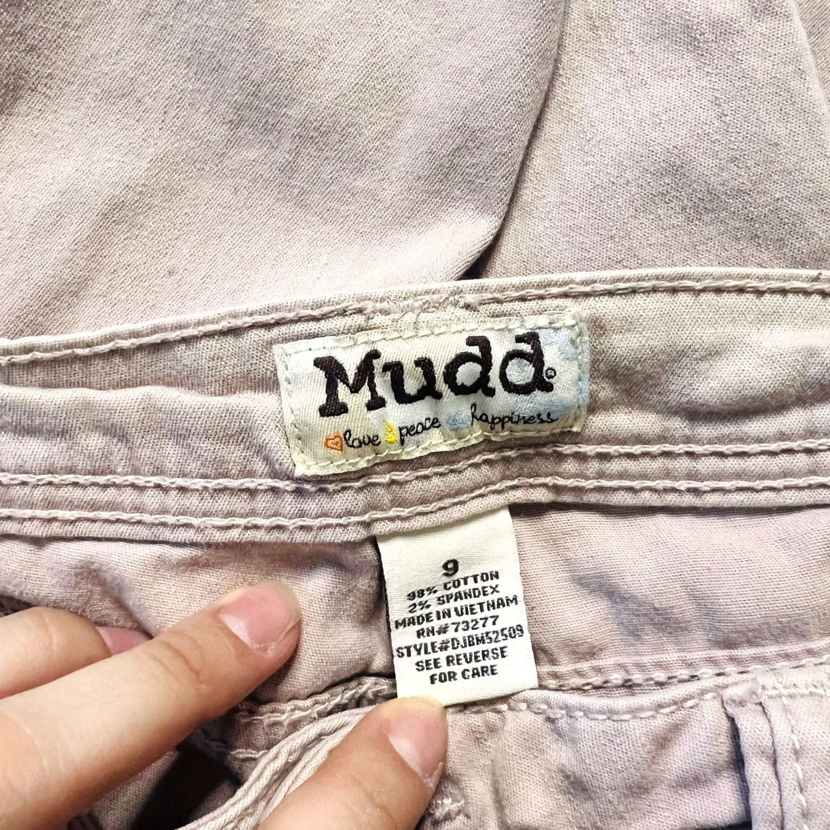 Vintage VINTAGE Mudd Women’s Y2K 2000’s Straight Leg Pants 28 Waist Cream 9 Womens Size 30" / US 8 / IT 44 - 4 Thumbnail