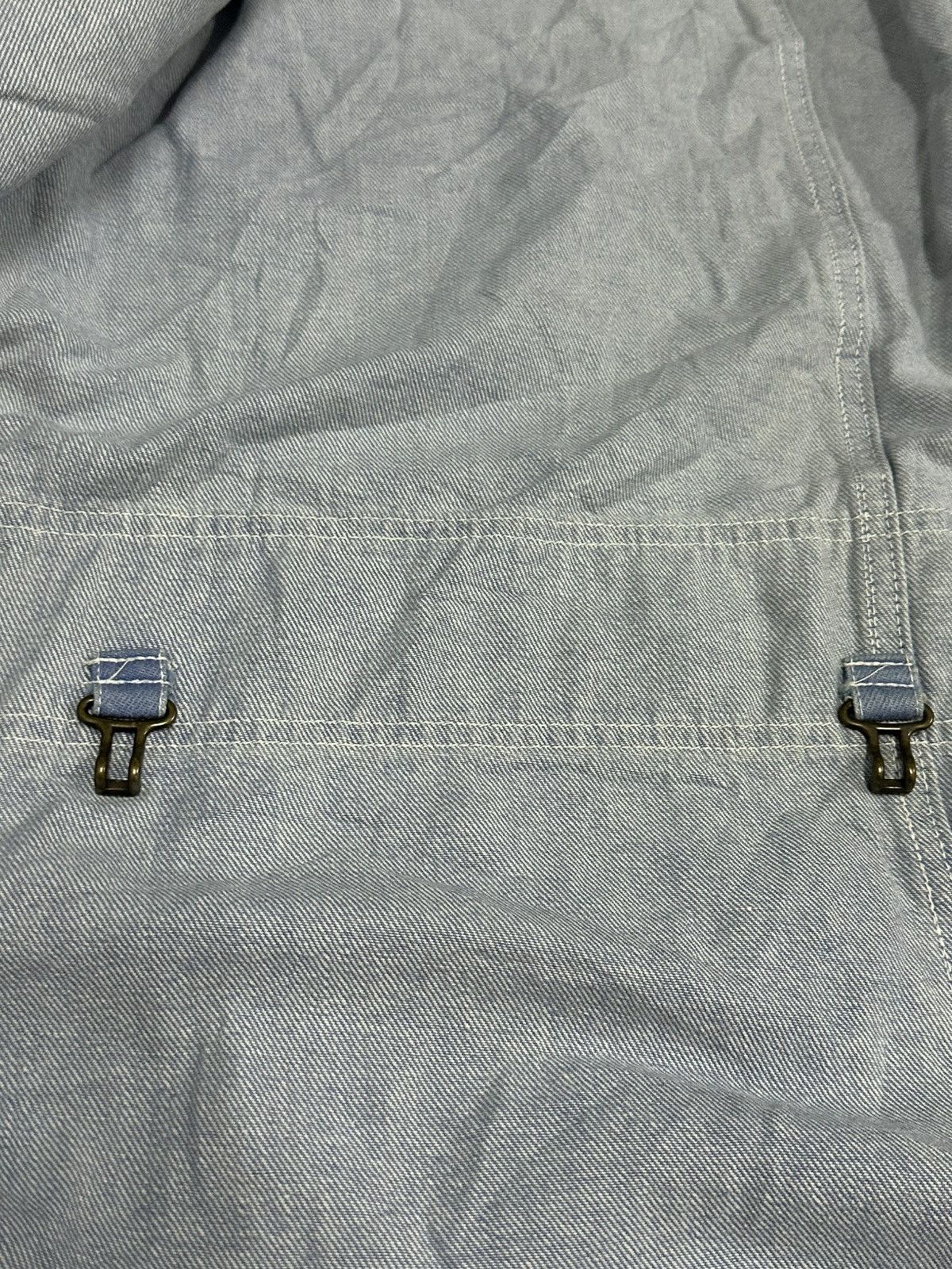 Hai Sporting Gear × Issey Miyake 1990 - Hai Sporting Gear Denim Cargo Jacket (Issey Miyake) Size US XL / EU 56 / 4 - 14 Thumbnail