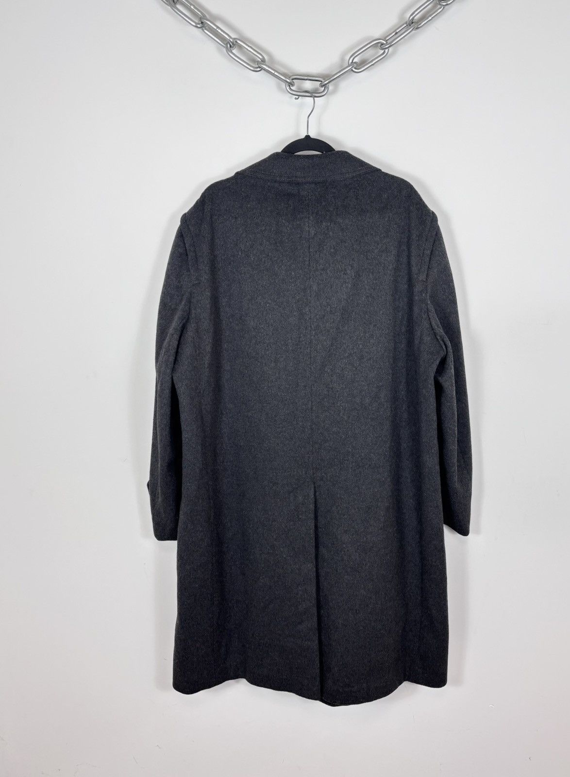 Other Vintage Austrian Tirol Loden Men’s Charcoal Gray Overcoat Size US XL / EU 56 / 4 - 3 Thumbnail