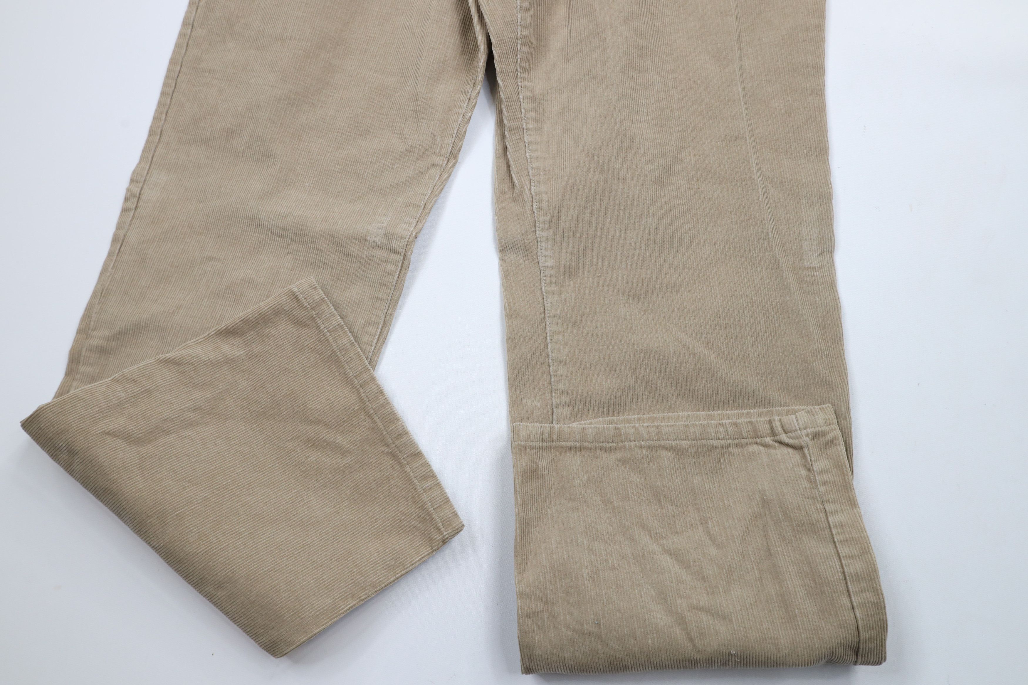 Vintage Vintage 90s Streetwear Wide Leg Corduroy Chino Pants Beige Size US 34 / EU 50 - 5 Thumbnail