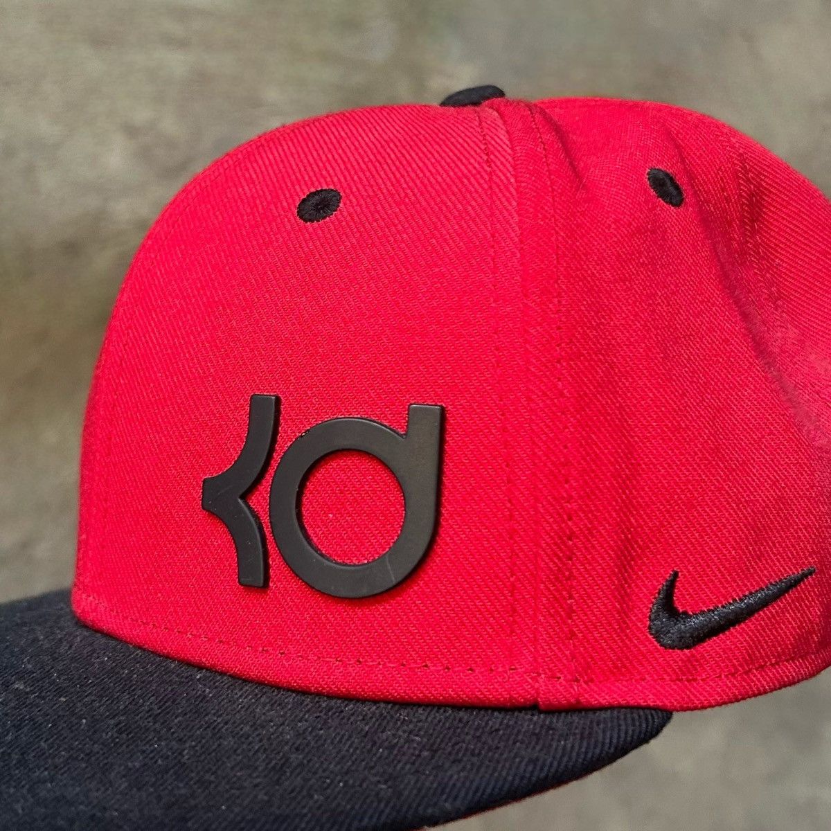 NBA × Nike 2017 Nike Kevin Durant Red Snapback Size ONE SIZE - 3 Thumbnail
