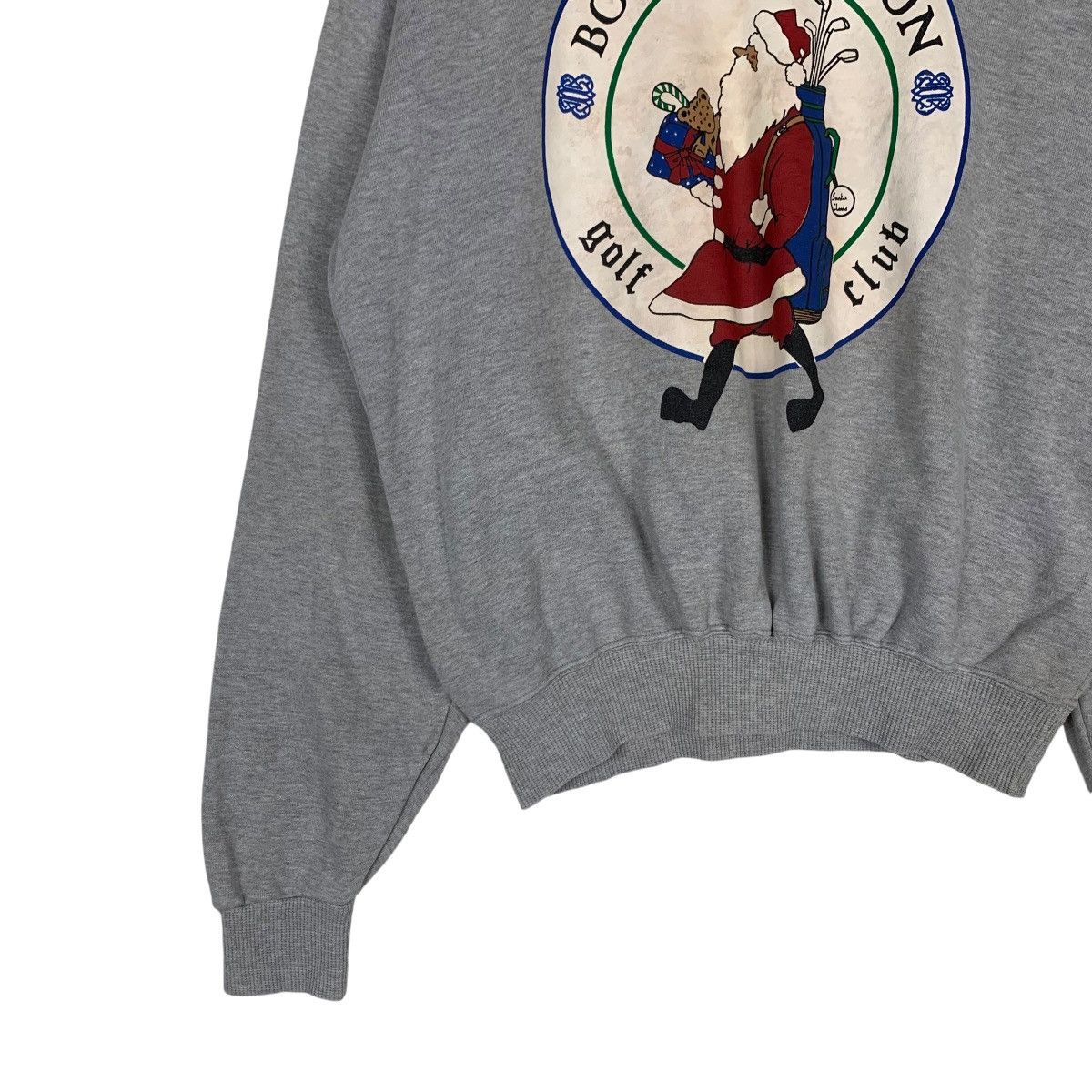 Japanese Brand BOBBY BARNON Golf Club Big Logo Sweatshirt #1317-C59 Size US M / EU 48-50 / 2 - 3 Thumbnail