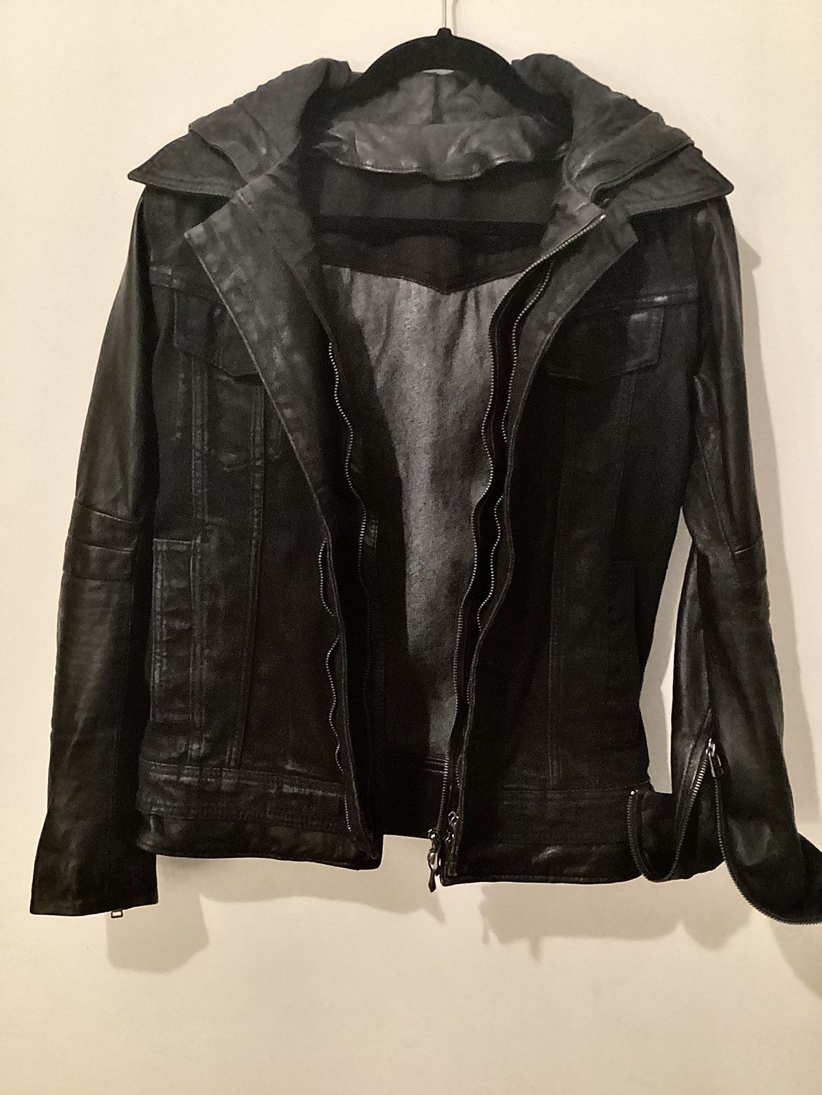 14th Addiction Hybrid leather denim jacket Size US M / EU 48-50 / 2 - 3 Thumbnail