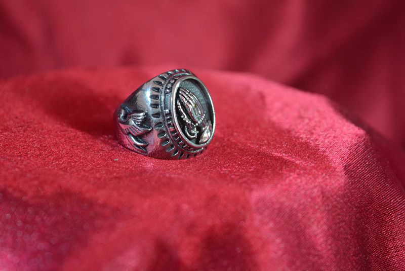 Jewelry Rare Jewelry Rings Open Size Chrome Ring (Size 7-13) Size ONE SIZE - 6 Thumbnail