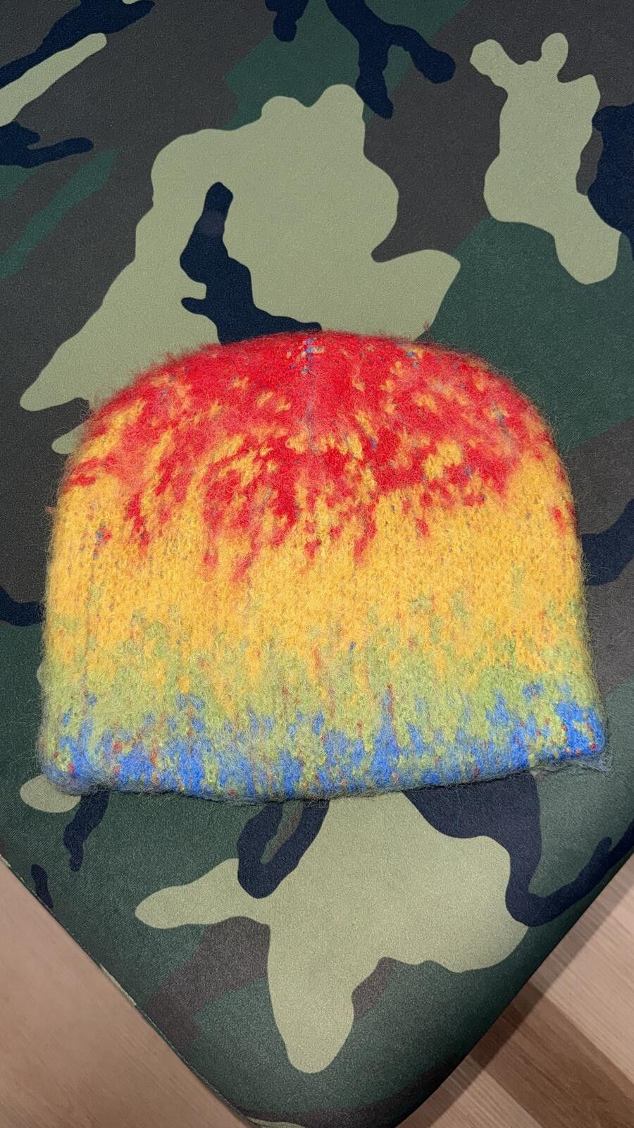 HMDD HMDD Rainbow Mohair Beanie Size ONE SIZE - 1 Thumbnail