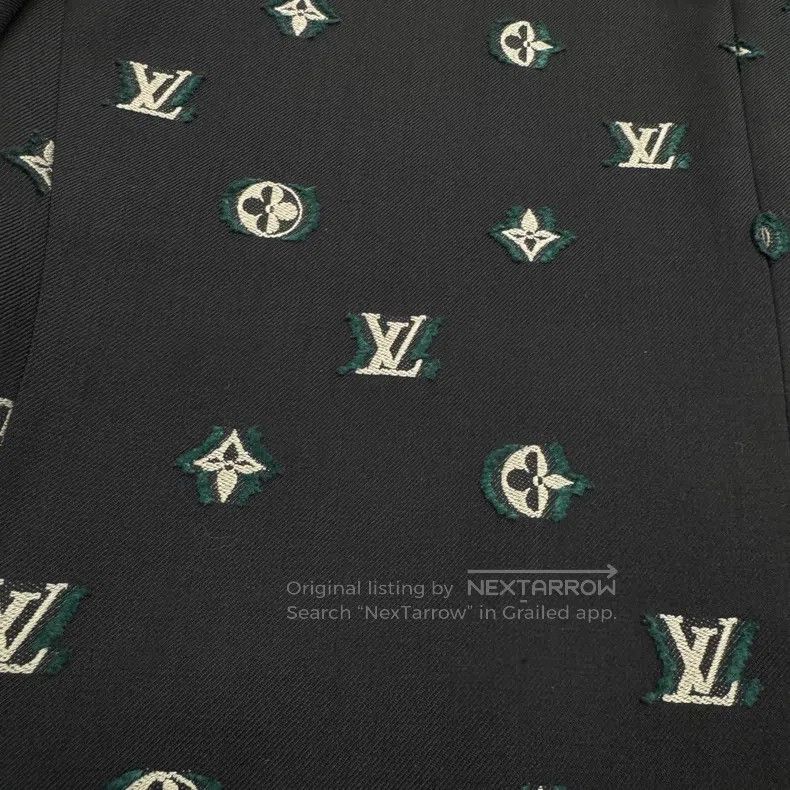 Louis Vuitton Louis Vuitton Embroidered presbyopic wool blazer Size 54R - 6 Thumbnail