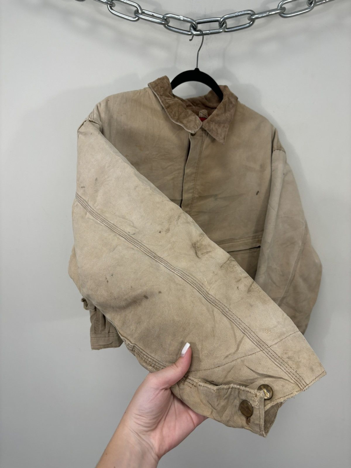 Carhartt Vintage Carhartt Y2K Workwear Faded Hype Boxy Cropped Jacket Size US L / EU 52-54 / 3 - 18 Thumbnail