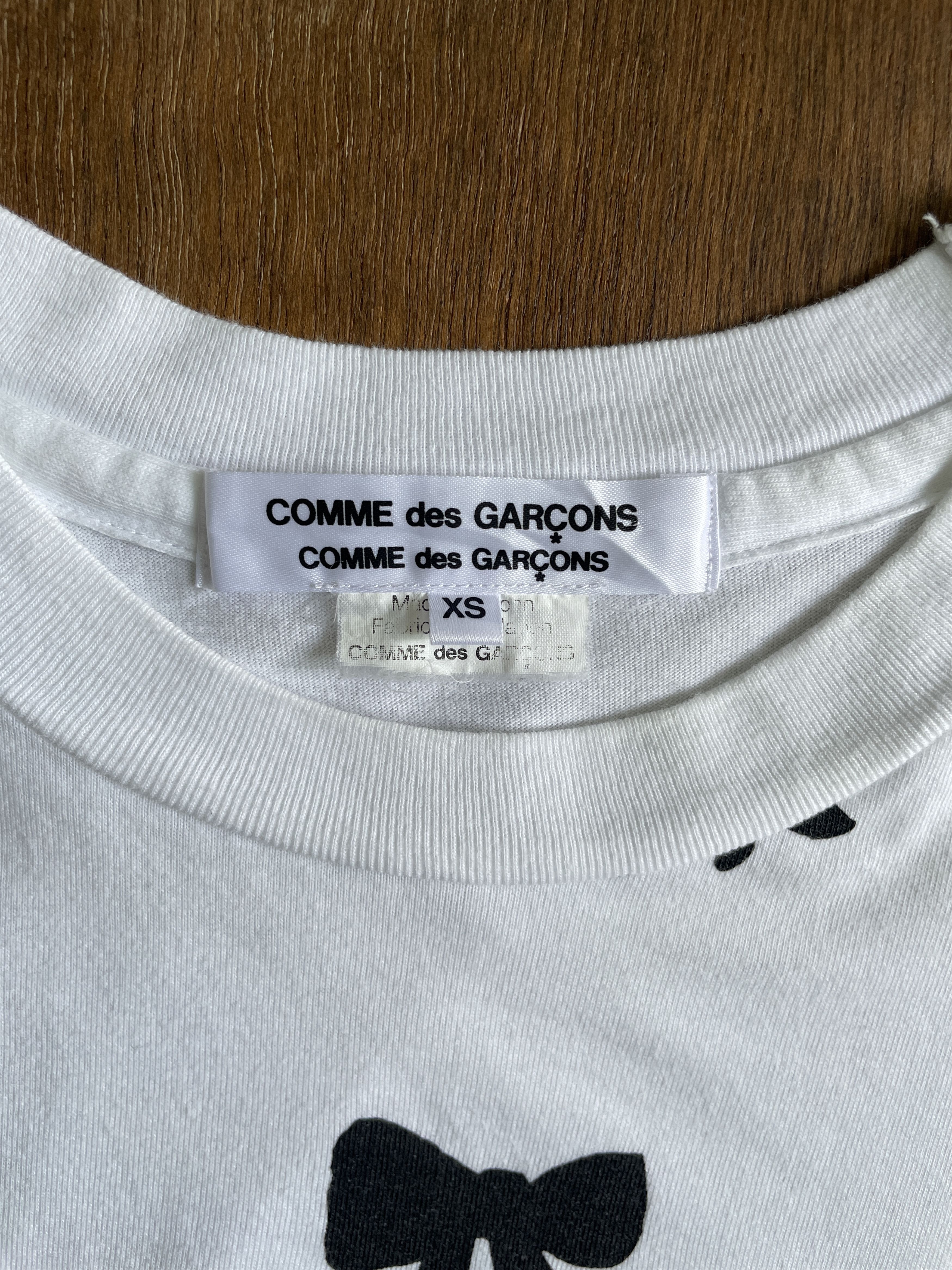 Comme des Garcons COMME des GARCONS Bow Tee Size US XS / EU 42 / 0 - 3 Thumbnail