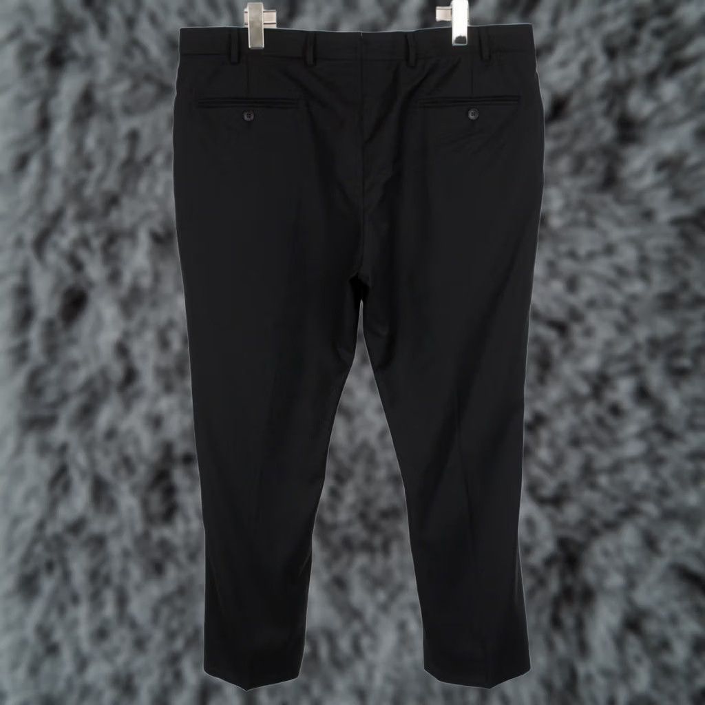 Suitsupply Suitsupply Brescia Trousers Men UK 40 Pure Wool S110 Zip Black Tapered Dress Pants Size US 40 / EU 56 - 1 Thumbnail