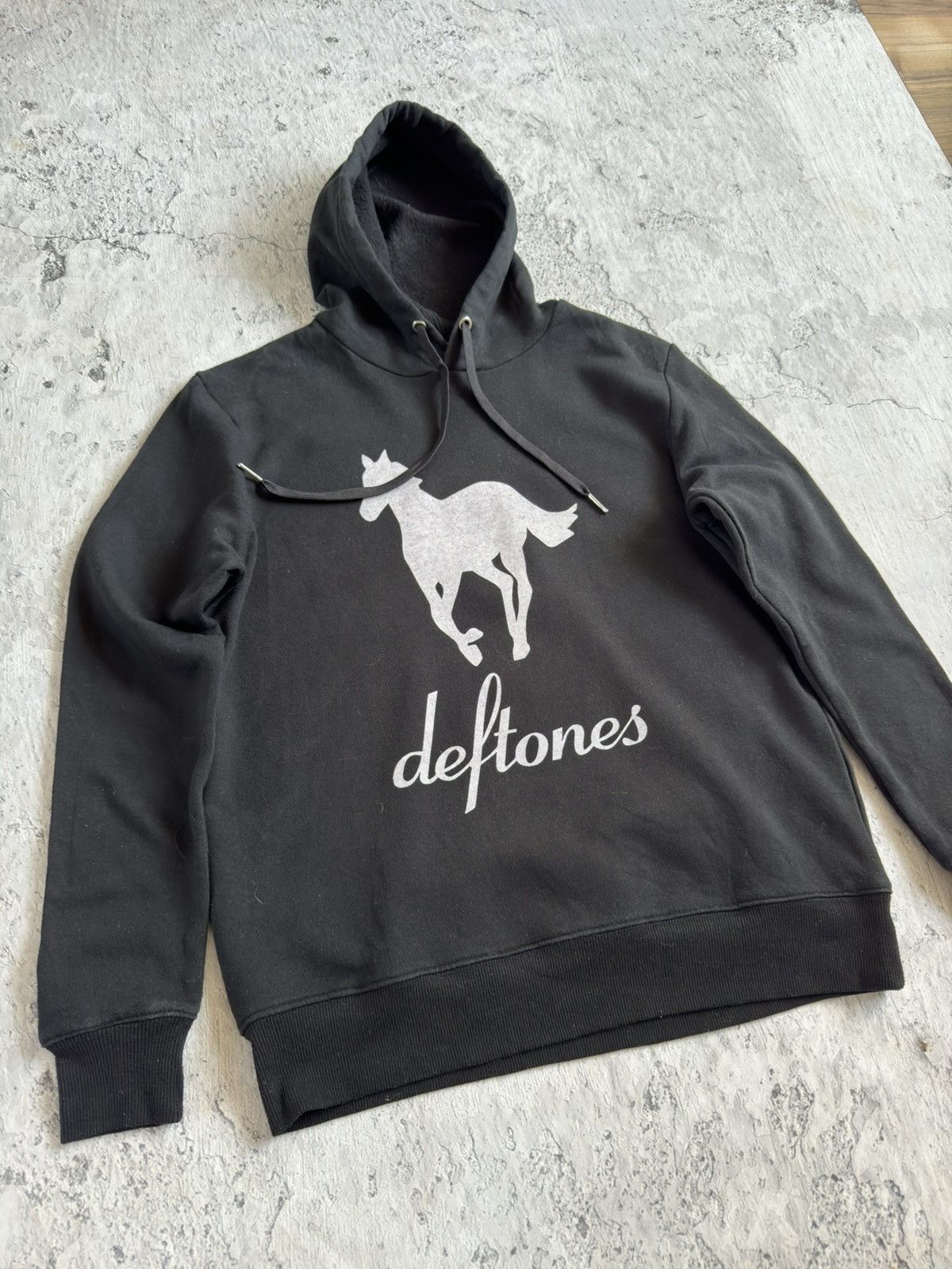 Band Tees 2002 DEFTONES WHITE Ponny Band Hoodie Size US S / EU 44-46 / 1 - 2 Thumbnail