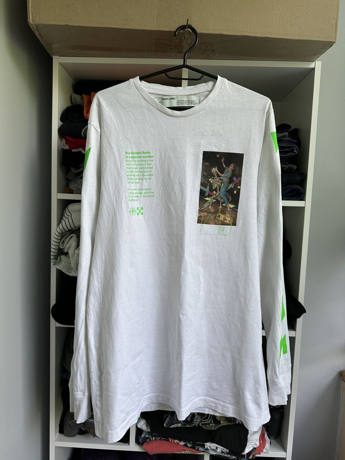 Off-White 🔥OFF-WHITE GOLDEN RATIO PASCAL PAINTING LONG SLEEVE🔥 Size US M / EU 48-50 / 2 - 8 Thumbnail