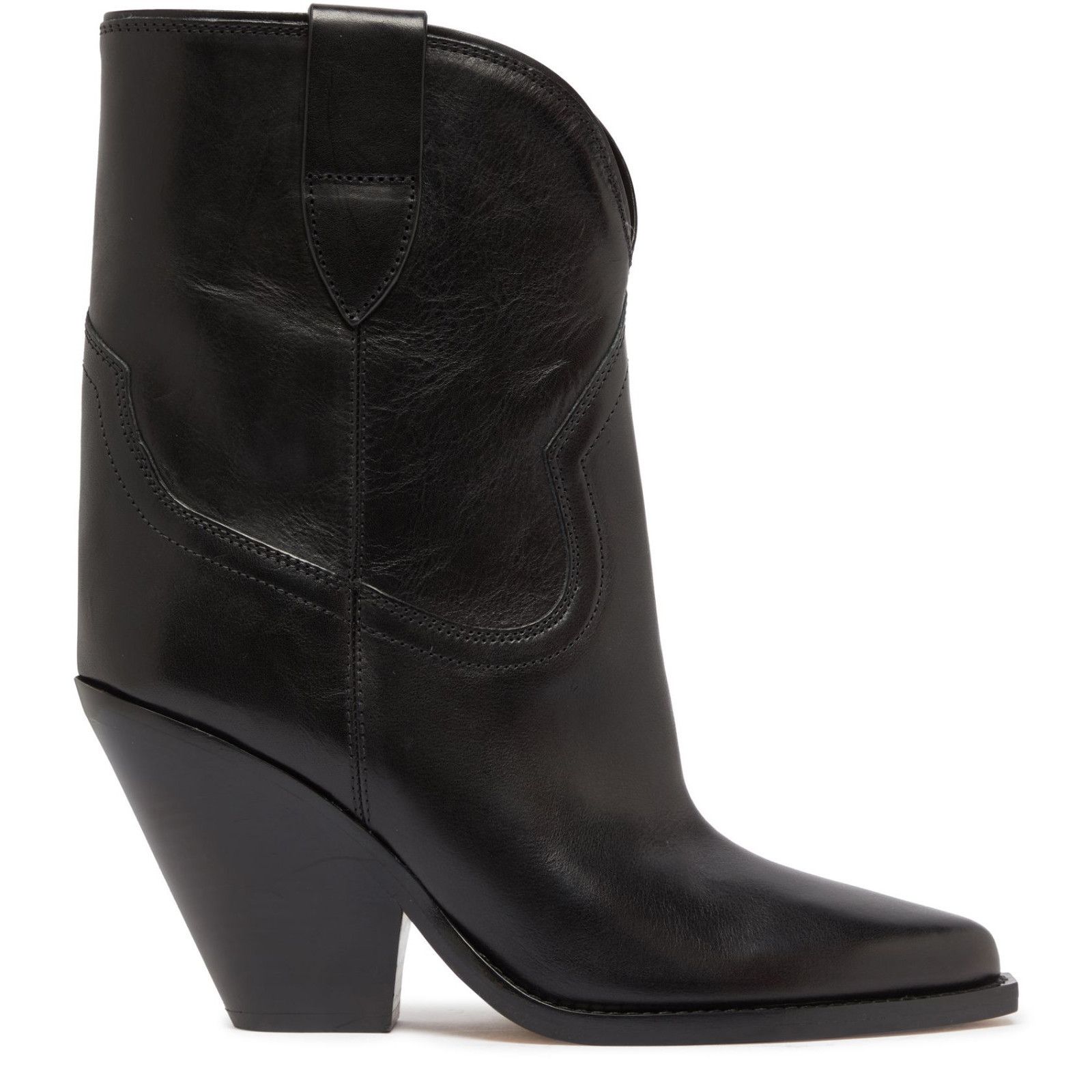 ISABEL MARANT Leyane Black Leather Boots New And Authentic (
