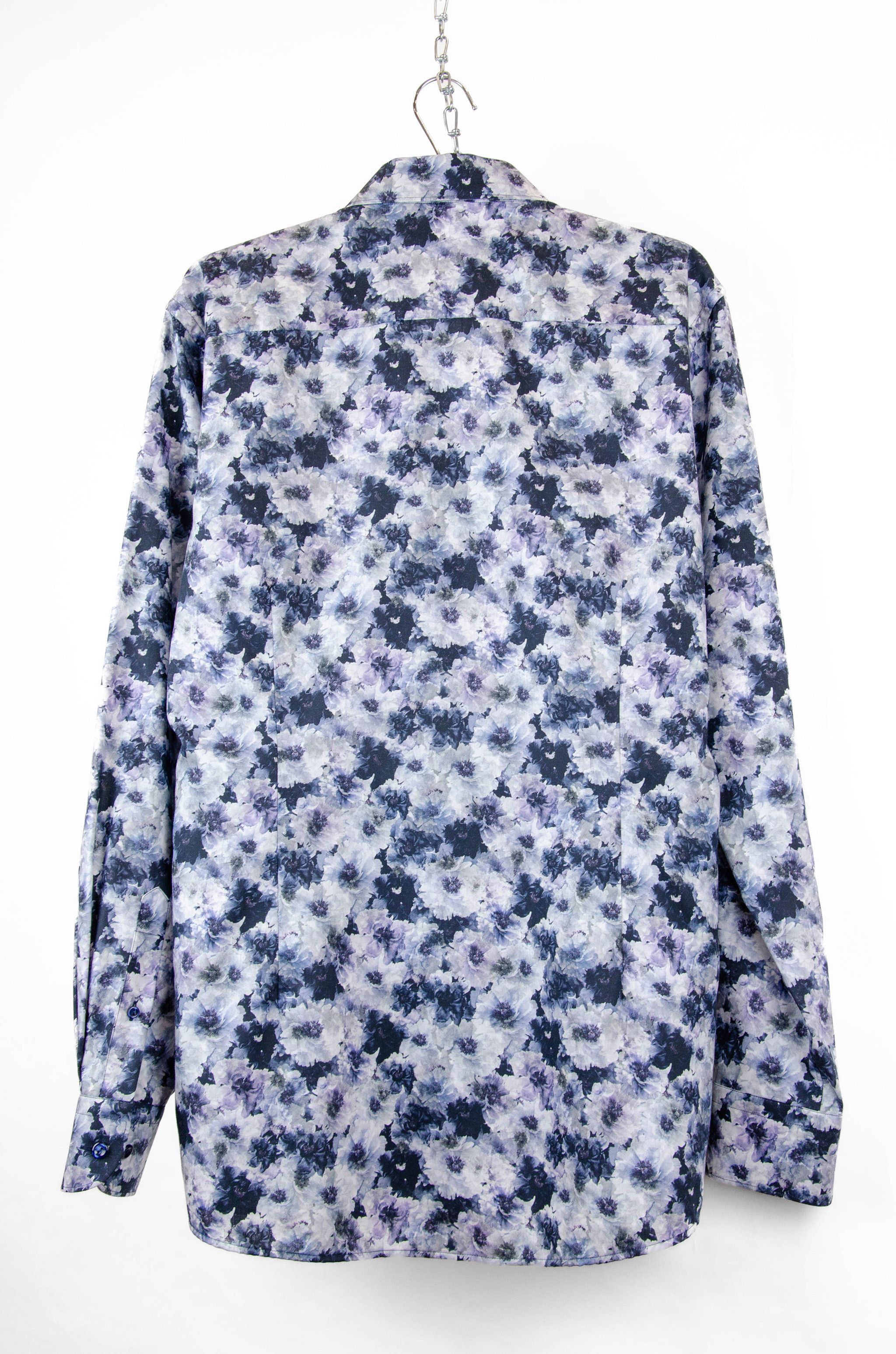 Etro ETON Floral Cotton Lyocell Shirt – Size L Size 42L - 4 Thumbnail