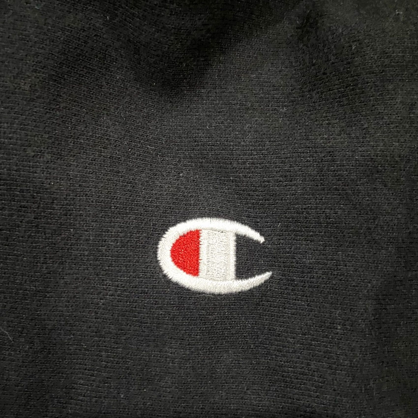 Champion Champion Hoodie Women XL Pullover Logo Black Cheetah Animal Print Embroidered Emblems Activewear Size XL / US 12-14 / IT 48-50 - 6 Thumbnail