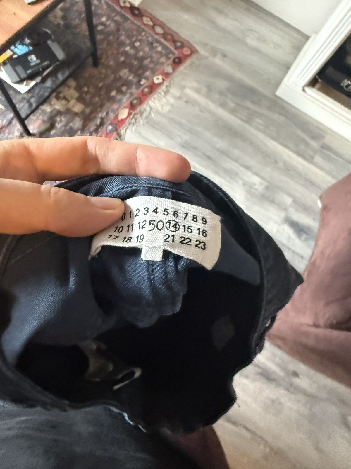 Maison Margiela Maison Margiela Dark Blue Slim Fit Jeans Size US 34 / EU 50 - 10 Thumbnail