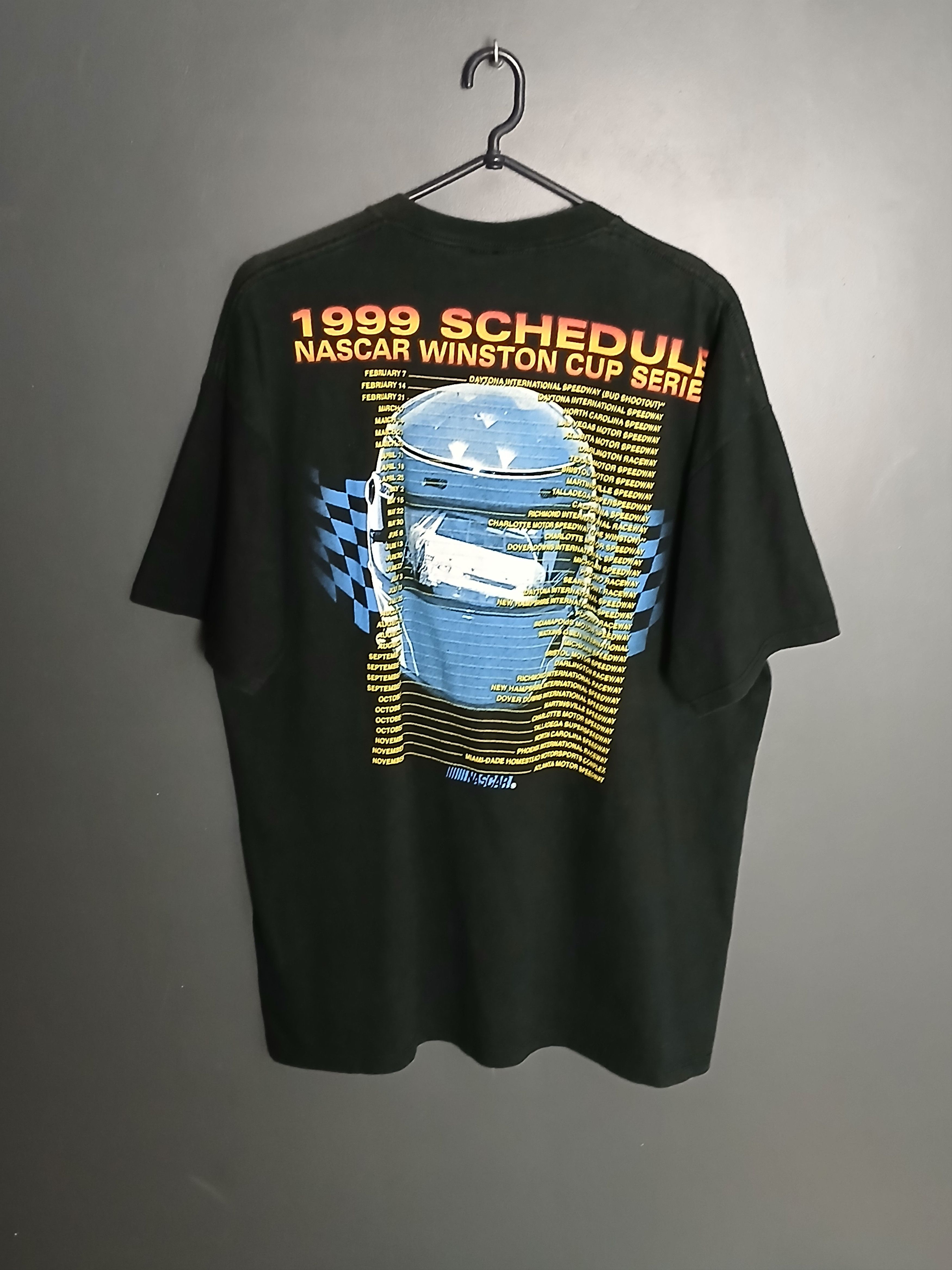 NASCAR × Vintage Vintage 1999 Nascar Winston Cup Series Racing T-Shirt Size US XL / EU 56 / 4 - 2 Thumbnail