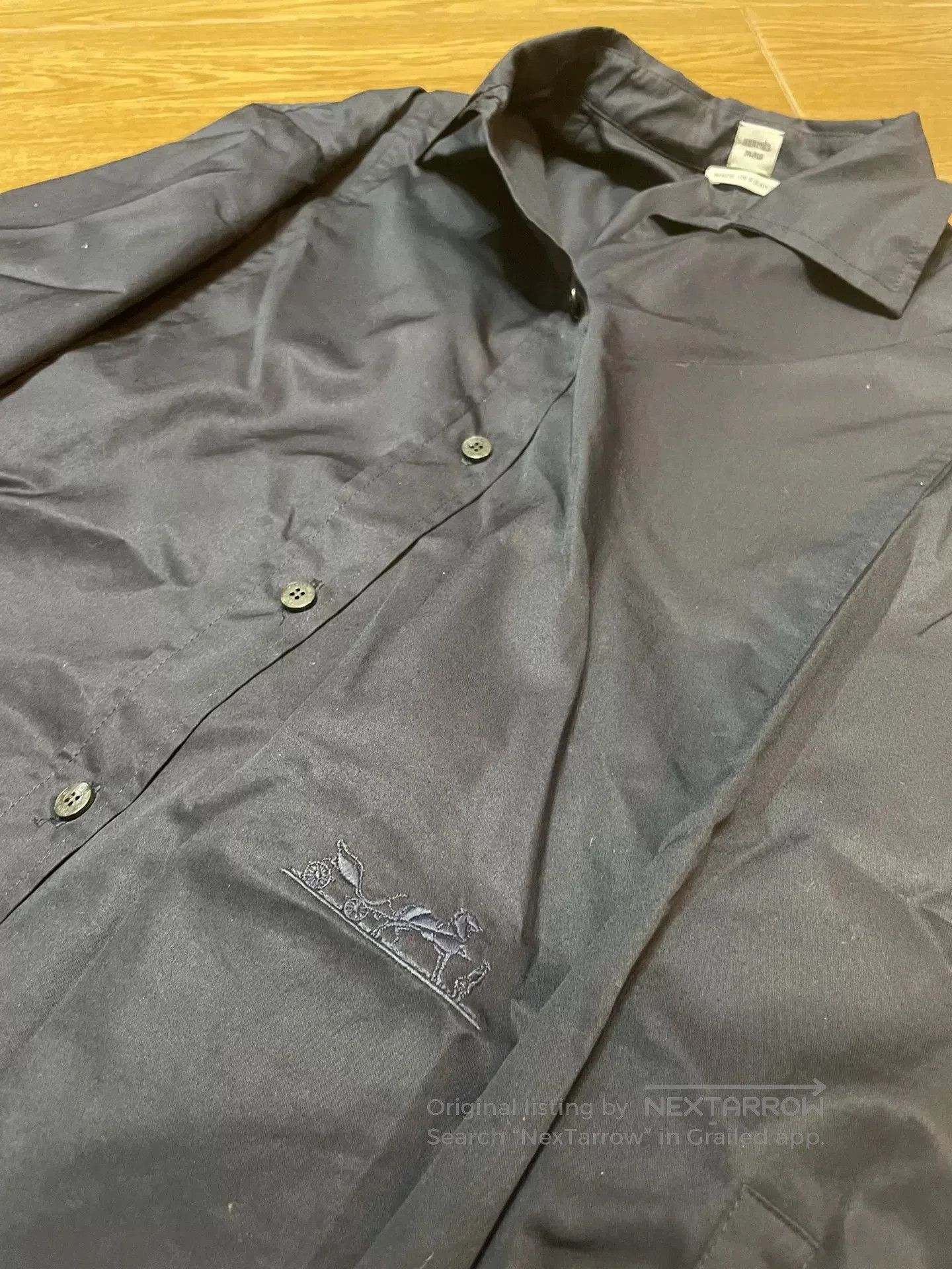 Hermes Hermes Black Shirt Dress. Size US 36 / EU 52 - 4 Thumbnail