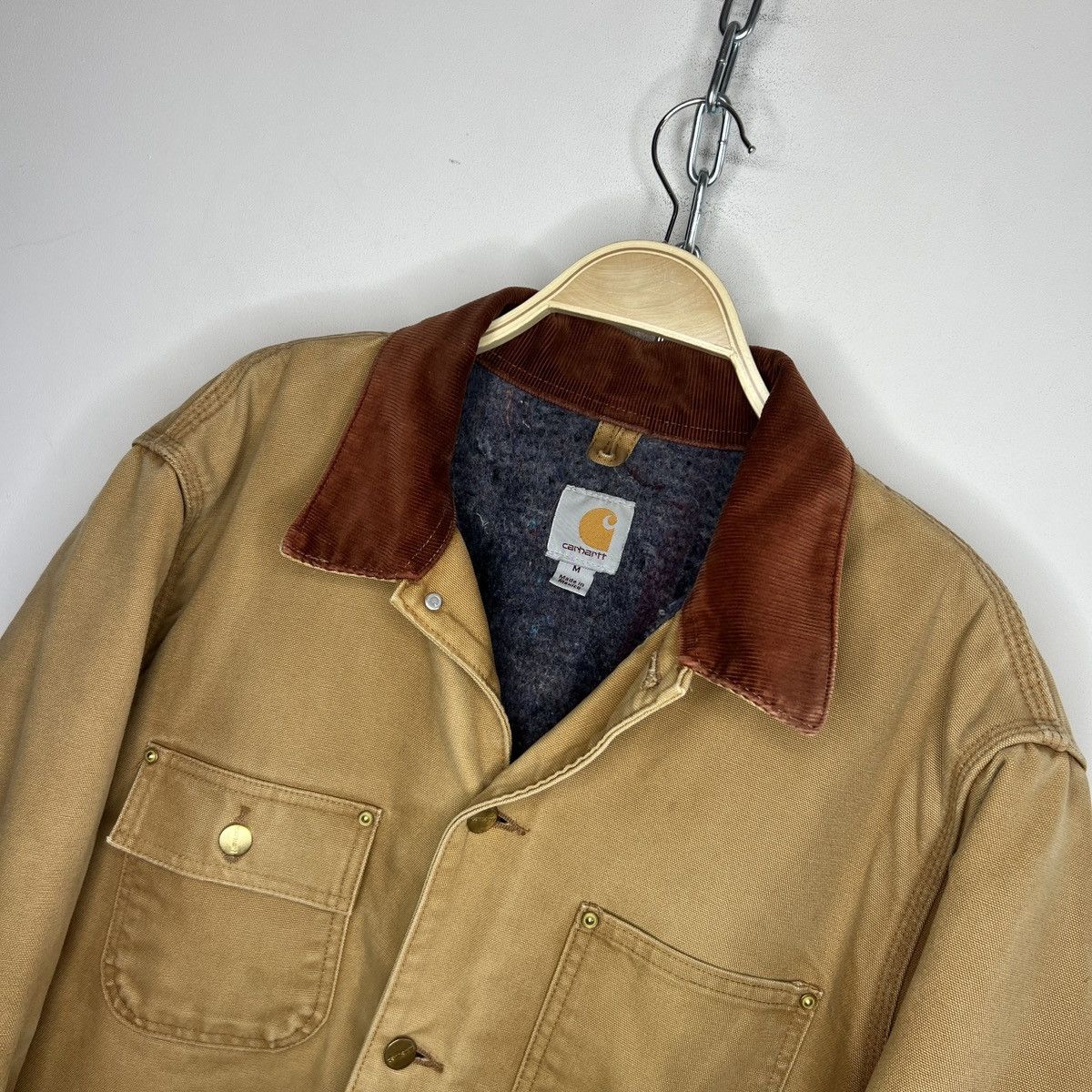 Carhartt × Vintage Vintage Carhartt Detroit Jacket Brown Work Wear Y2K 90s Size US M / EU 48-50 / 2 - 4 Thumbnail