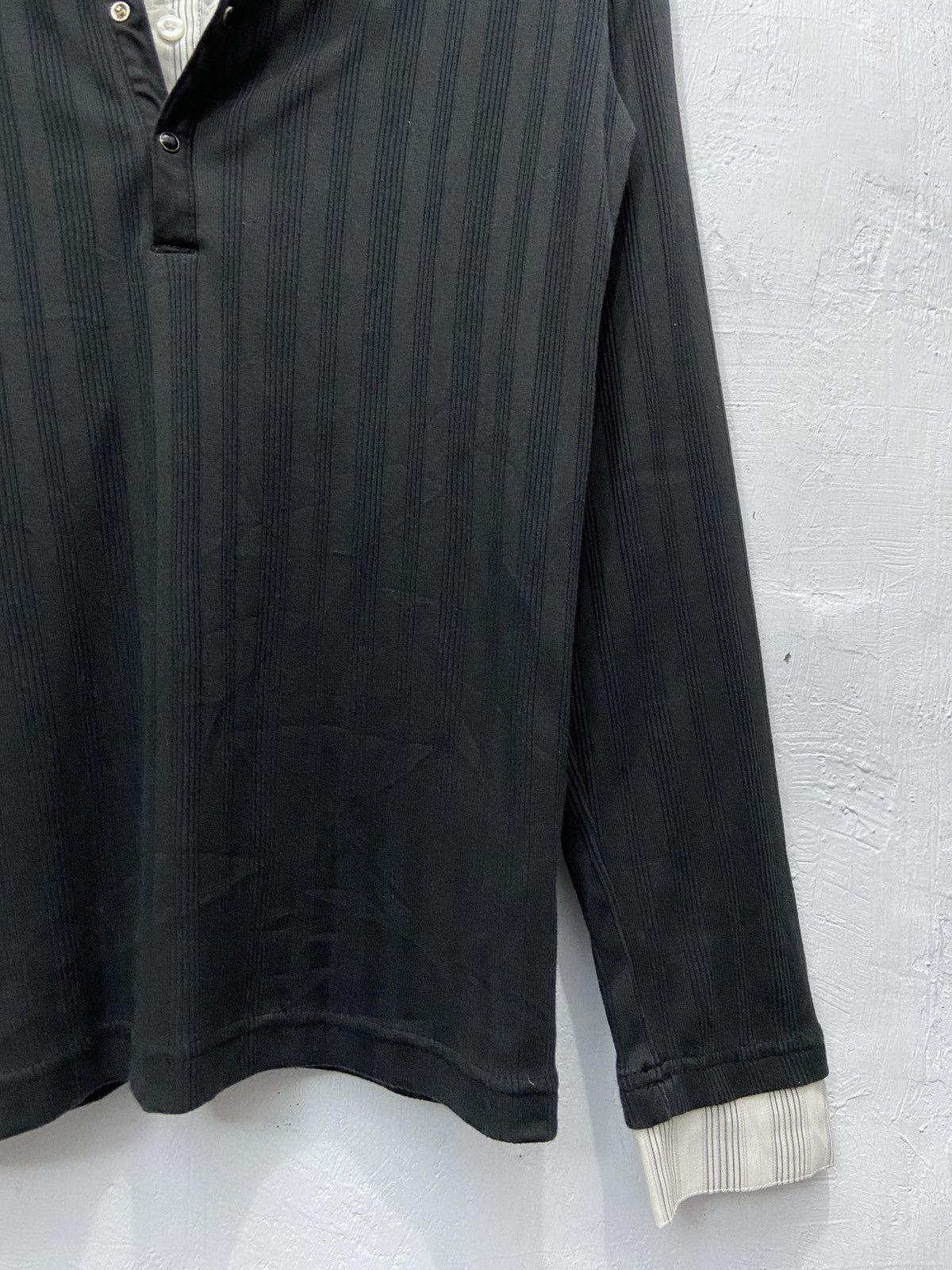 Japanese Brand Gothic Double Layer Oval Dice Long Sleeve Y2K Style Size US S / EU 44-46 / 1 - 5 Thumbnail