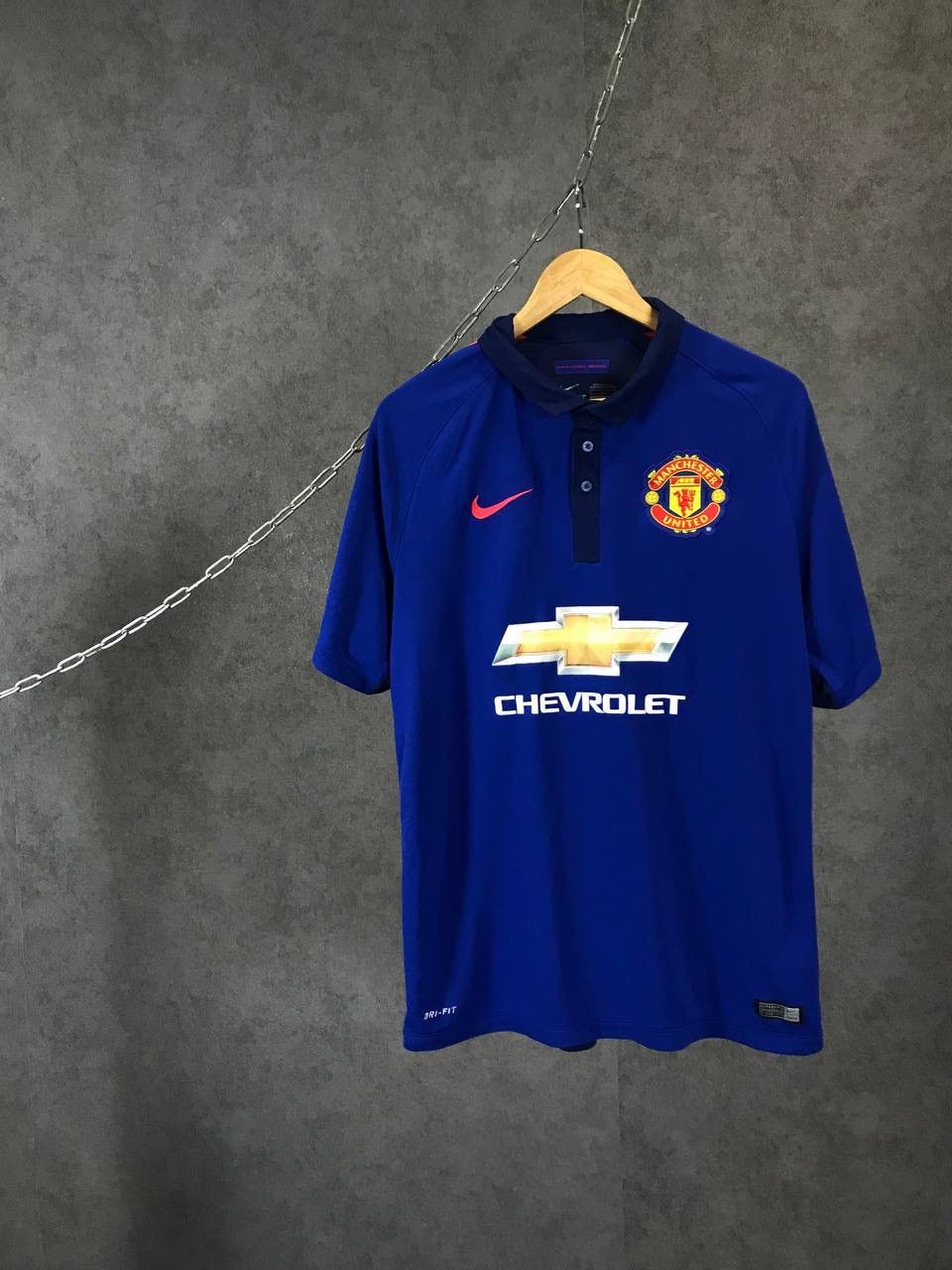 Nike Manchester United 2014 Nike swoosh soccer jersey Size US L / EU 52-54 / 3 - 1 Thumbnail