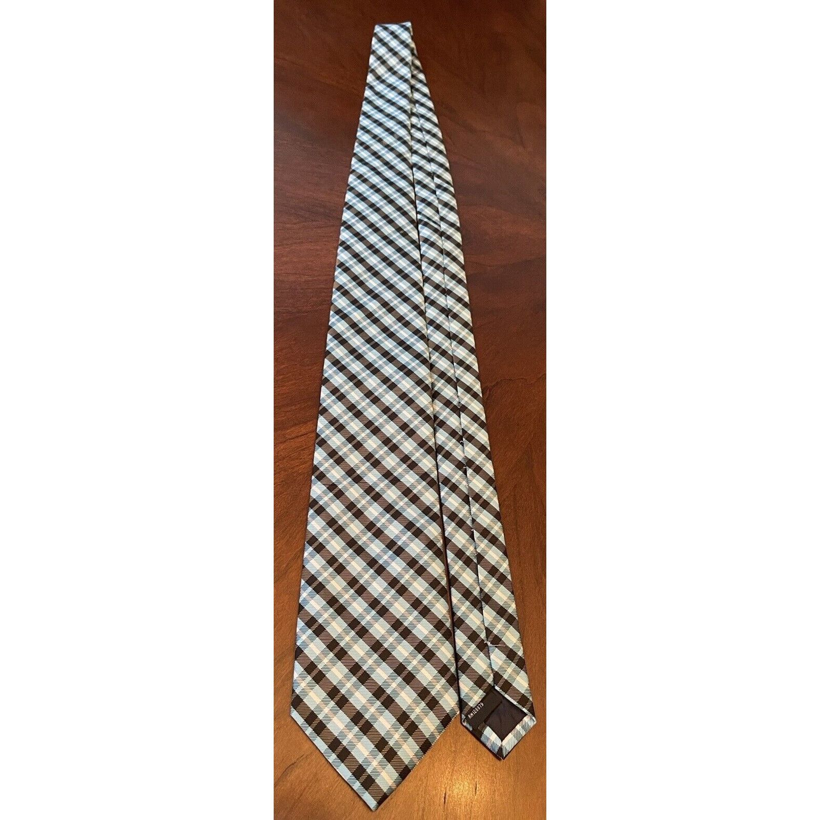 Other Adolfo Blue Black Hand Made 100% Polyester Made In China Size ONE SIZE - 3 Thumbnail