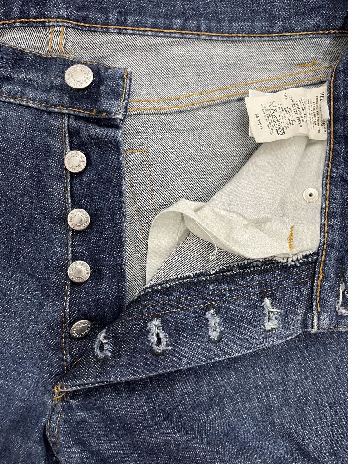 Helmut Lang 1998 Helmut Lang Archive Denim Jeans Size US 31 - 3 Thumbnail