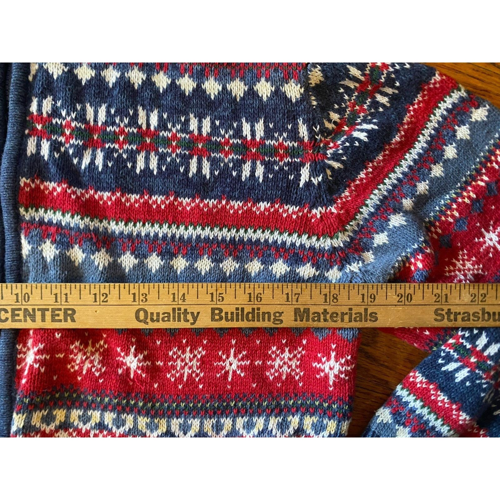 Vintage VTG Tiara International Zip Fair Isle Sweater Jacket Women’s Size XL / US 12-14 / IT 48-50 - 5 Thumbnail