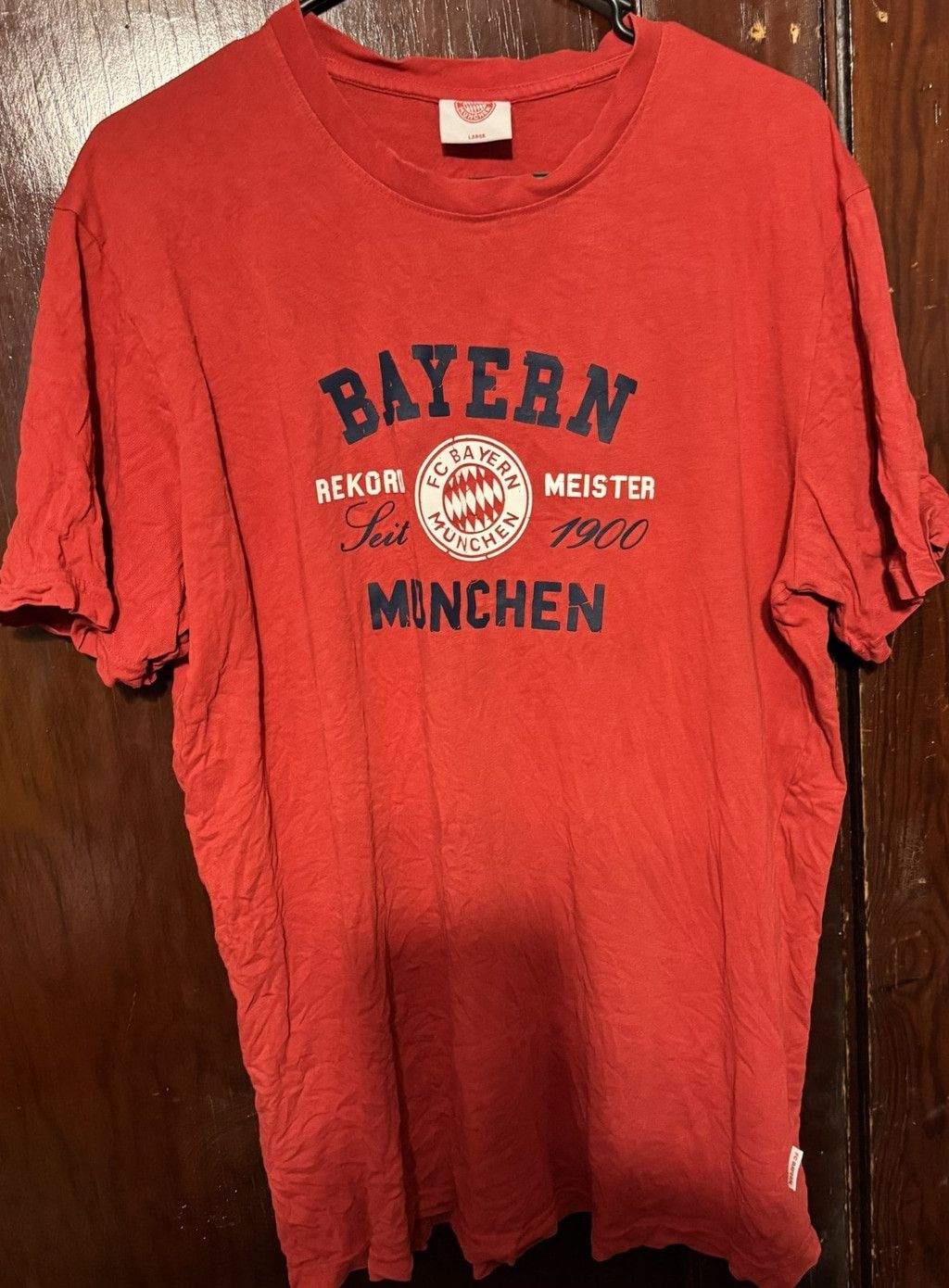 The Unbranded Brand Bayern Munich FC Men's Soccer T-Shirt Size L Red Size US L / EU 52-54 / 3 - 1 Thumbnail