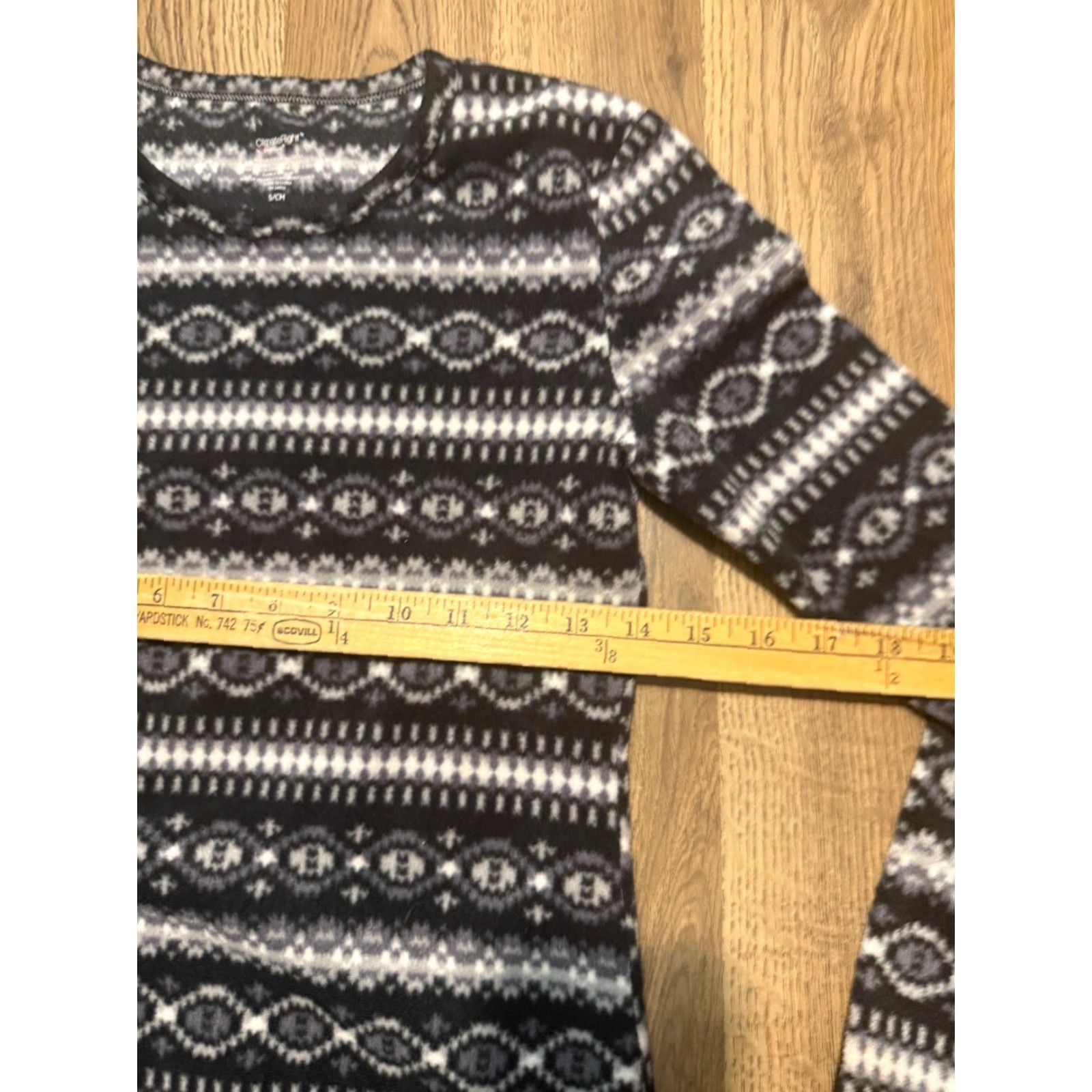 Vintage Climate Right by CuddlDuds Shirt Womens Small Long Sleeve Grey White Black Size S / US 4 / IT 40 - 6 Thumbnail