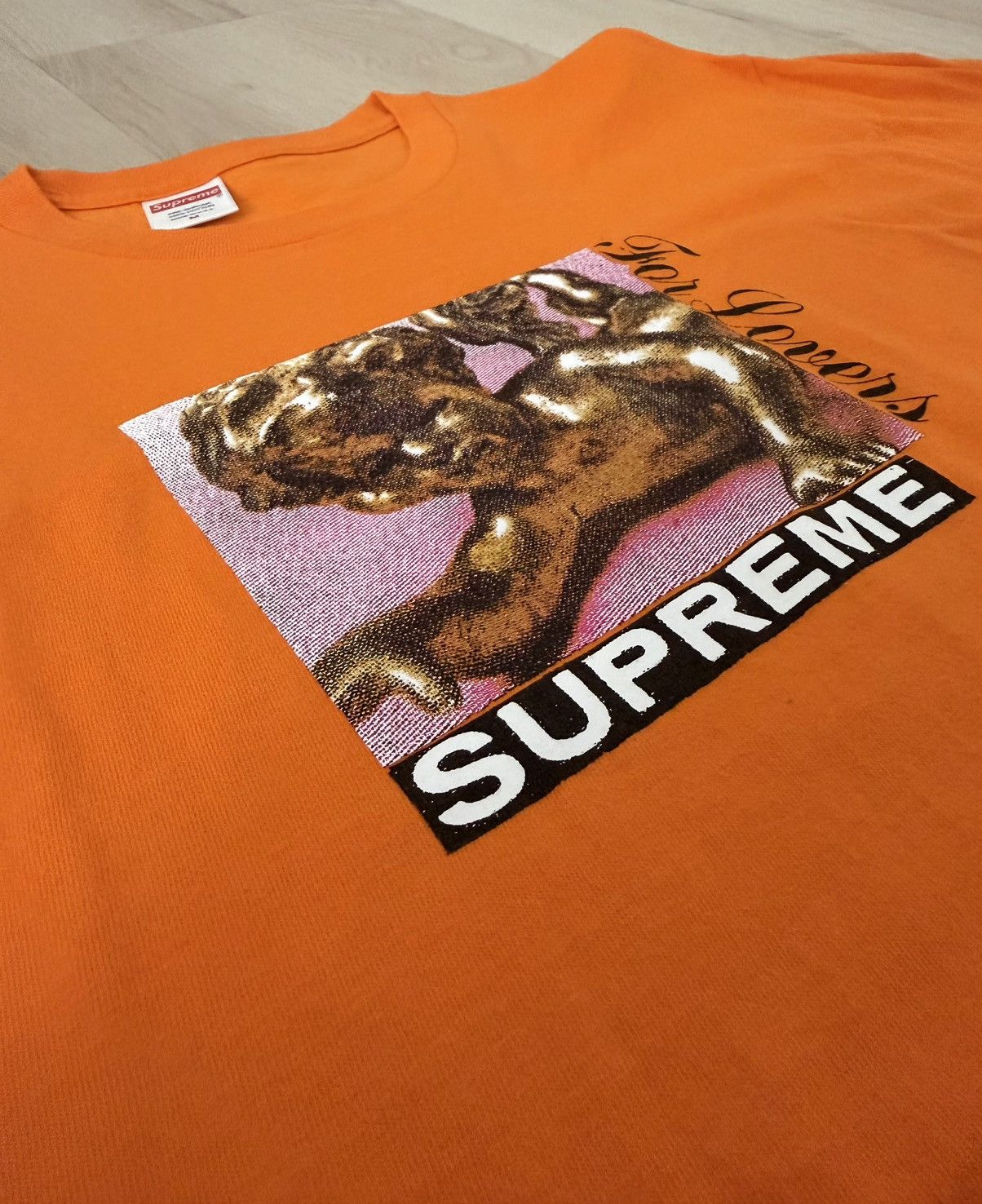 Supreme Supreme FW20 Lovers Tee Orange Size US M / EU 48-50 / 2 - 3 Thumbnail