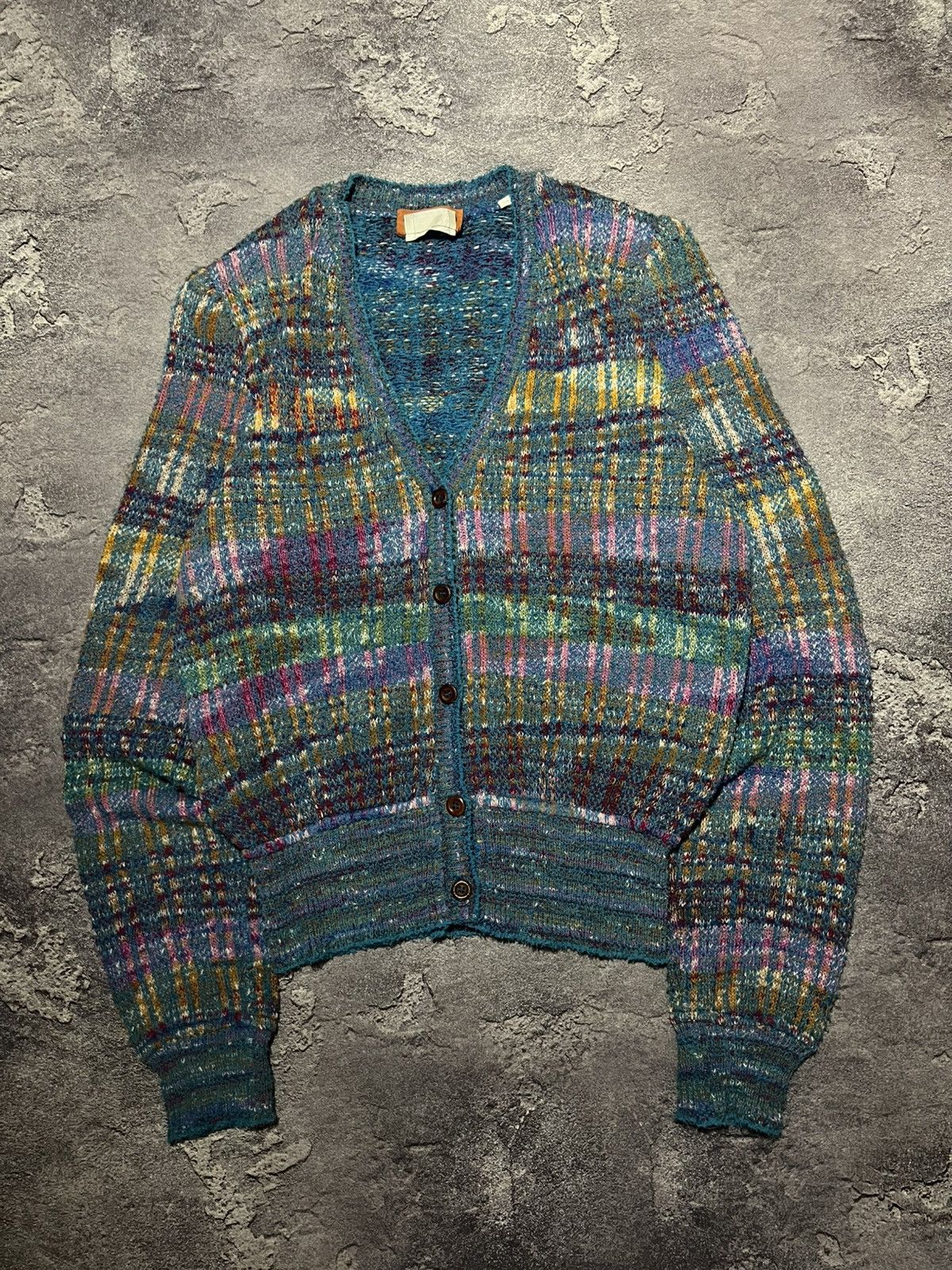 Missoni RARE Vintage 90s Missoni Cardigan Sweater Cotton Wool Linen Size L / US 10 / IT 46 - 1 Thumbnail