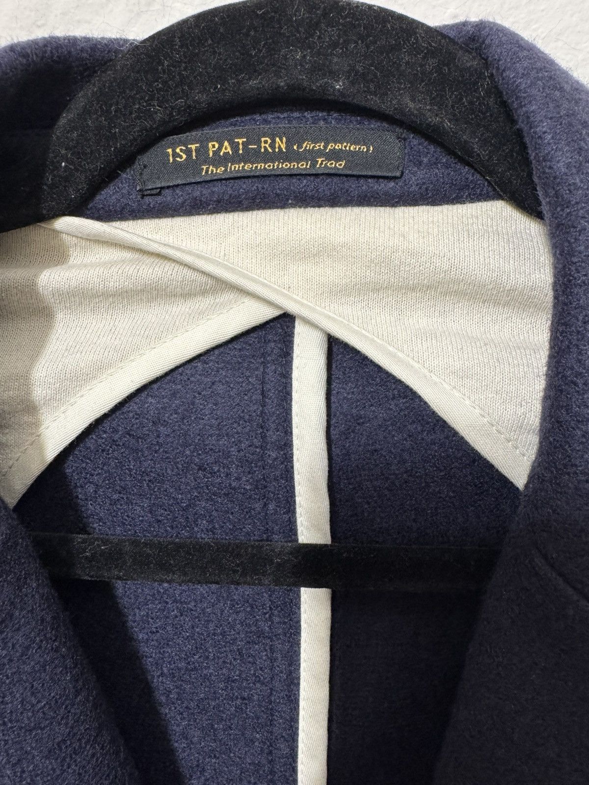 1ST PAT-RN 1STPAT-RN VITTORIO VENETO "MELTON DI MAGLIA" PURE WOOL - XXL Size 44R - 3 Thumbnail