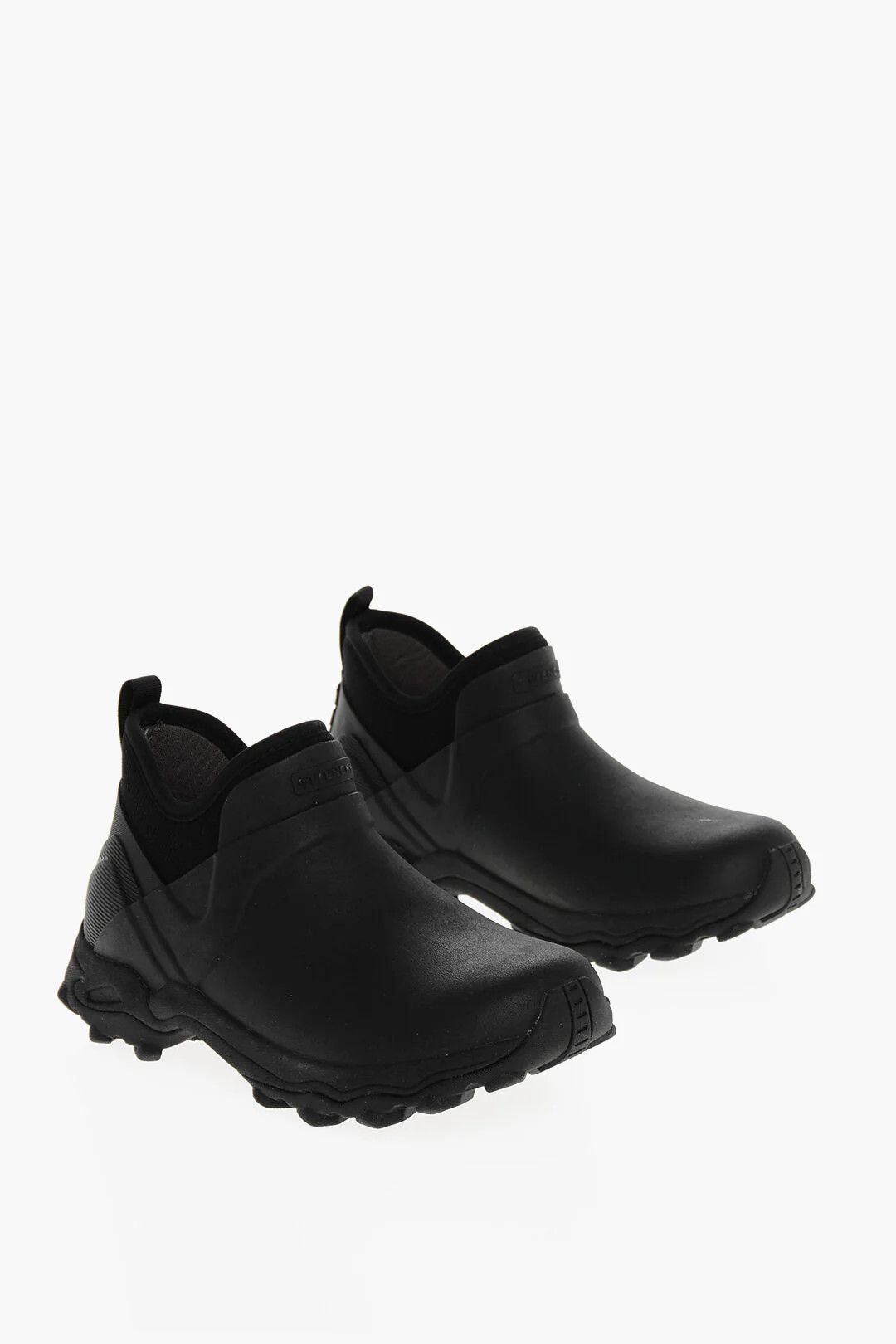 Givenchy og1mm0326 Solid-Color Rubber Ankle Boots in Black Size US 7 / EU 40 - 3 Thumbnail