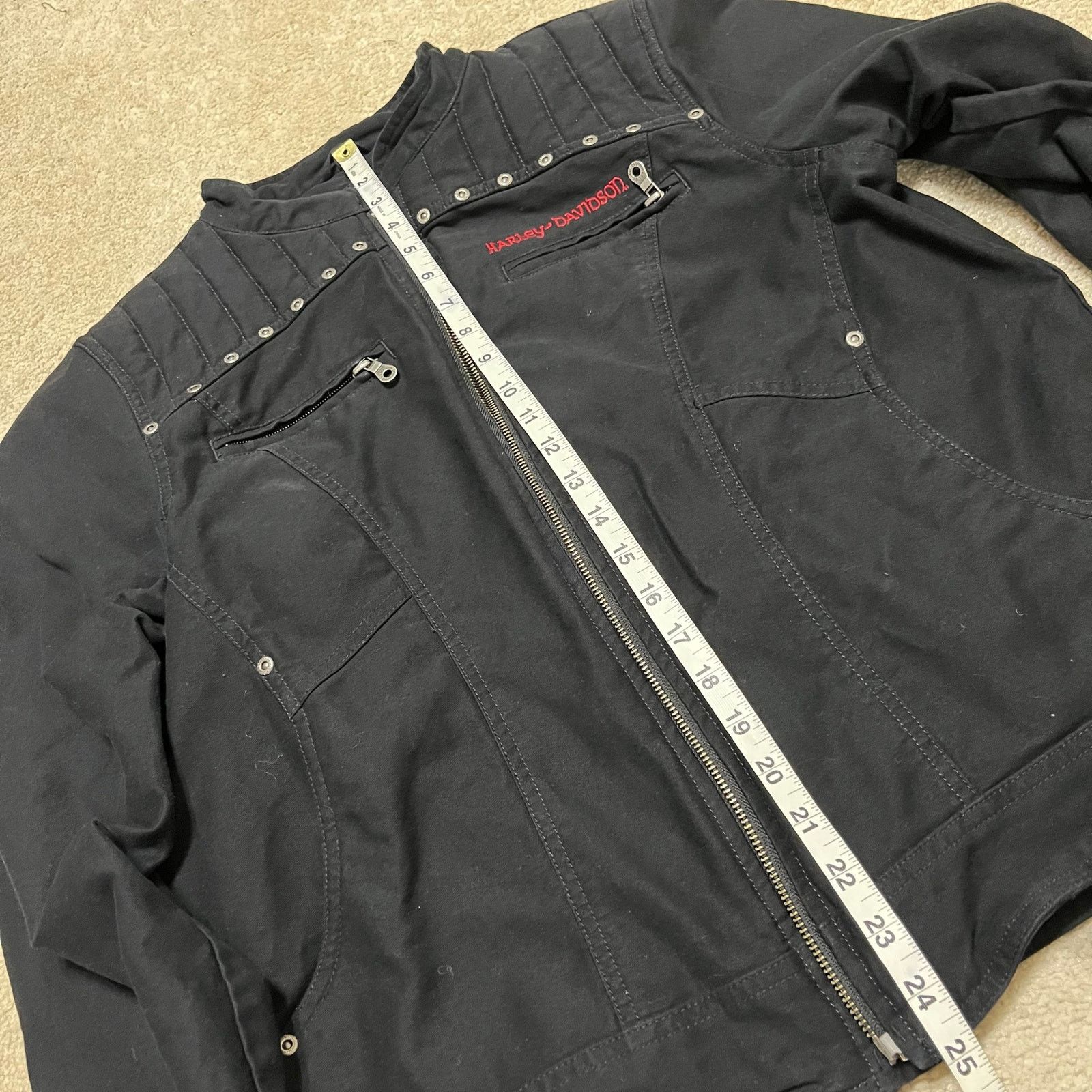 Harley Davidson Harley-Davidson Black Riding Jacket XL Detachable Tan Hoodie Size US XL / EU 56 / 4 - 8 Thumbnail