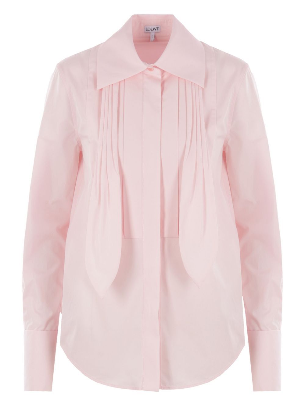 DRAPED COTTON SHIRT