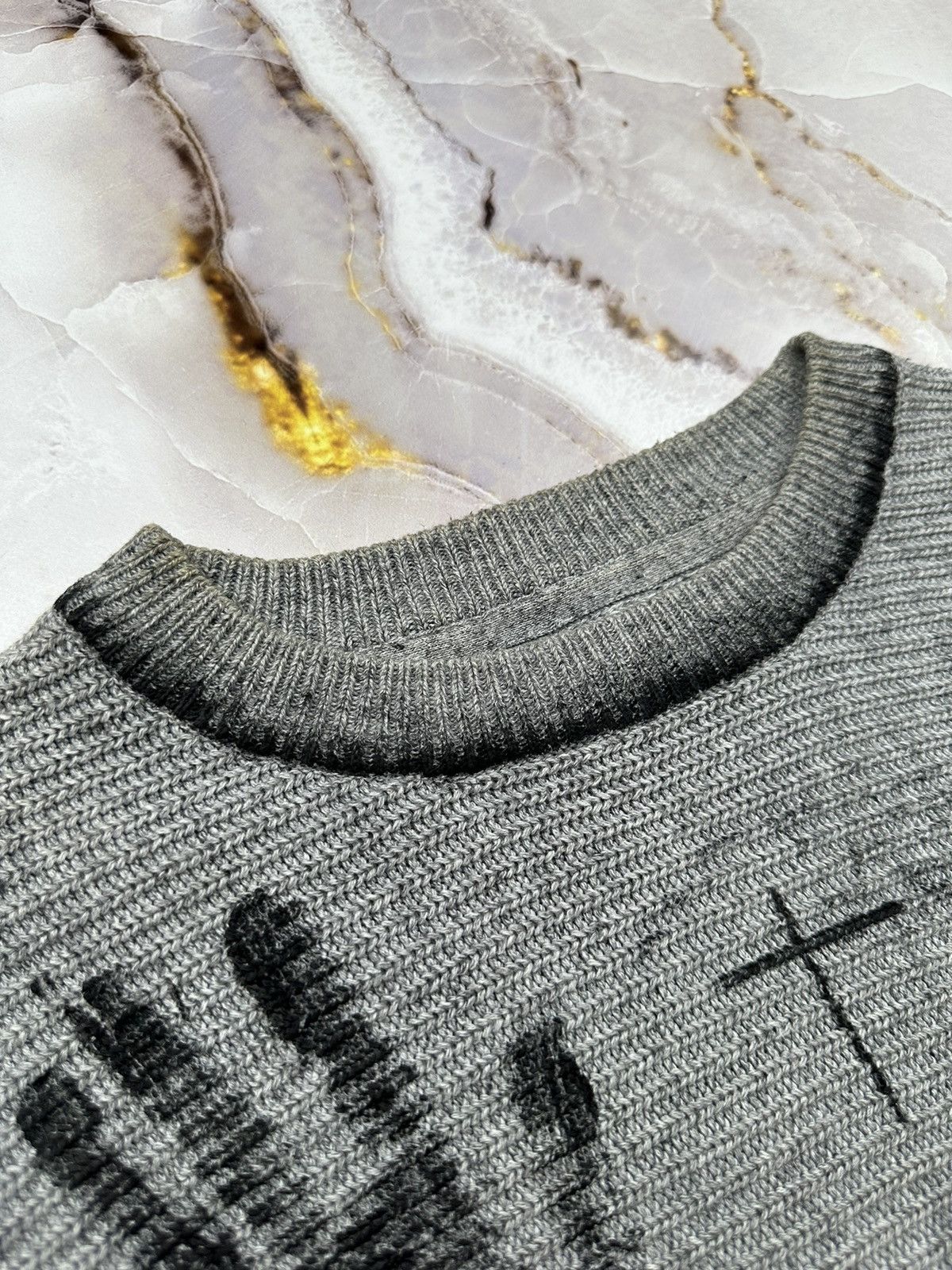 Vintage Knit Painted Sweater